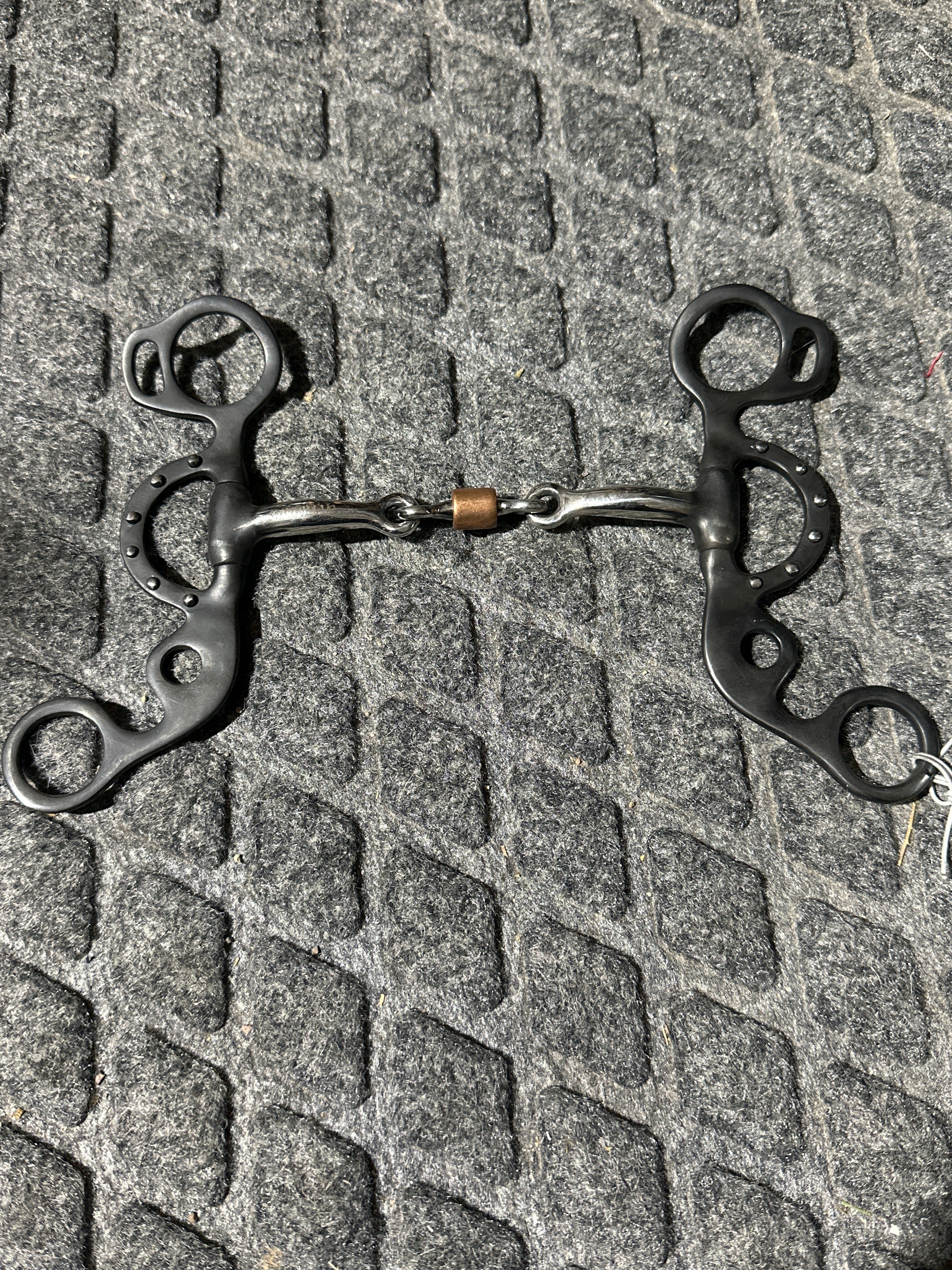 3 pc smooth with copper roller swivel shank big