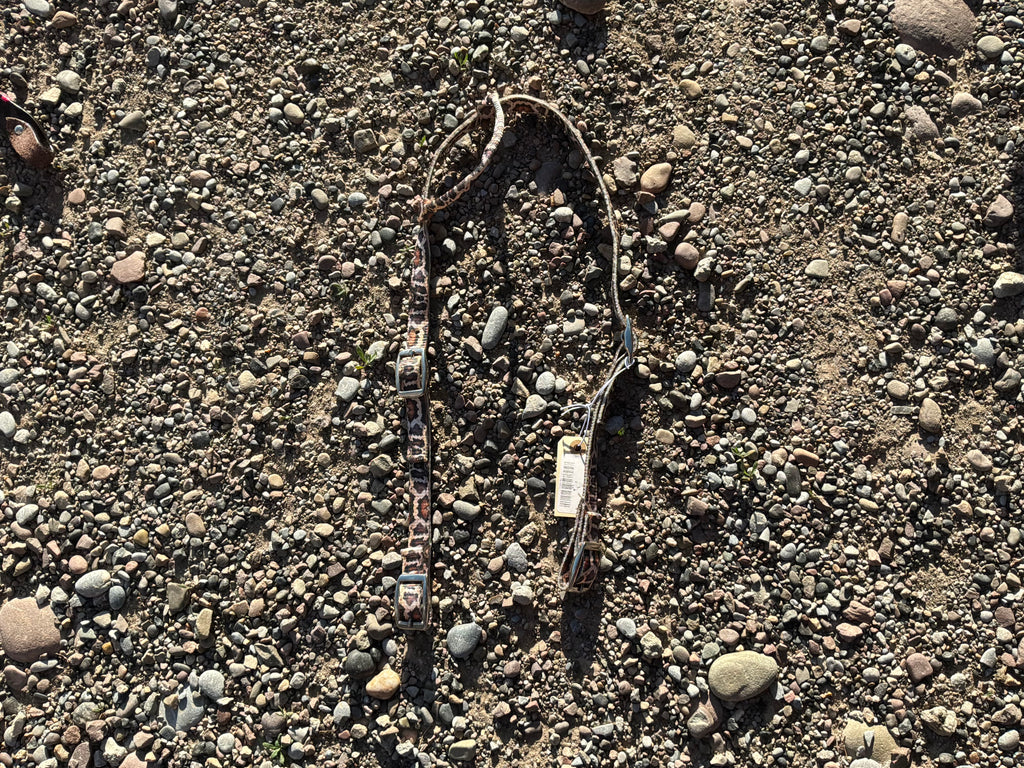 Nylon print one ear headstall