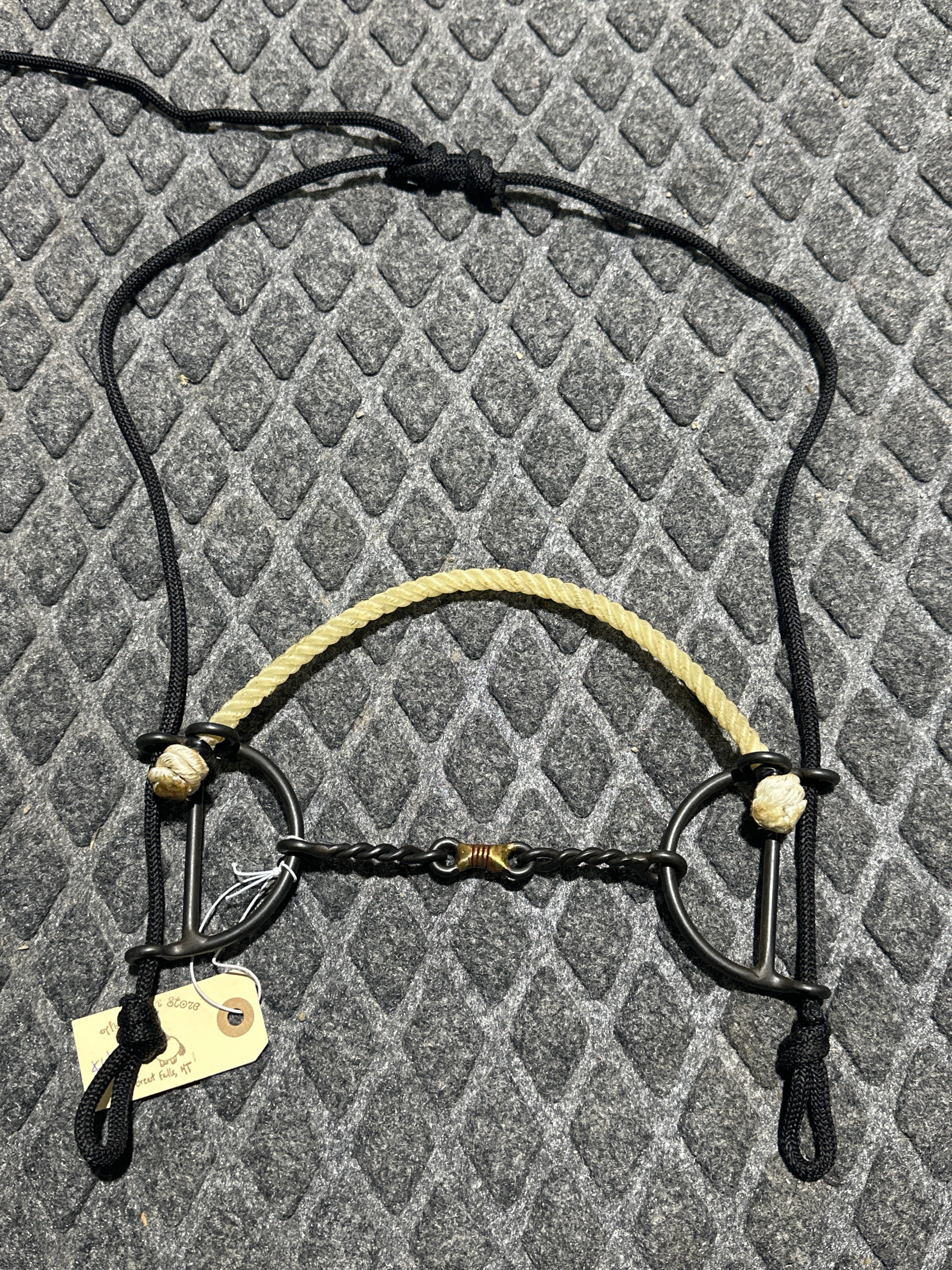 3 pc twisted wire with dog bone draw gag combination bit