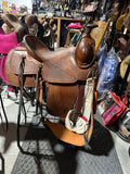 15.5” Shop Made Buck Bradford saddle