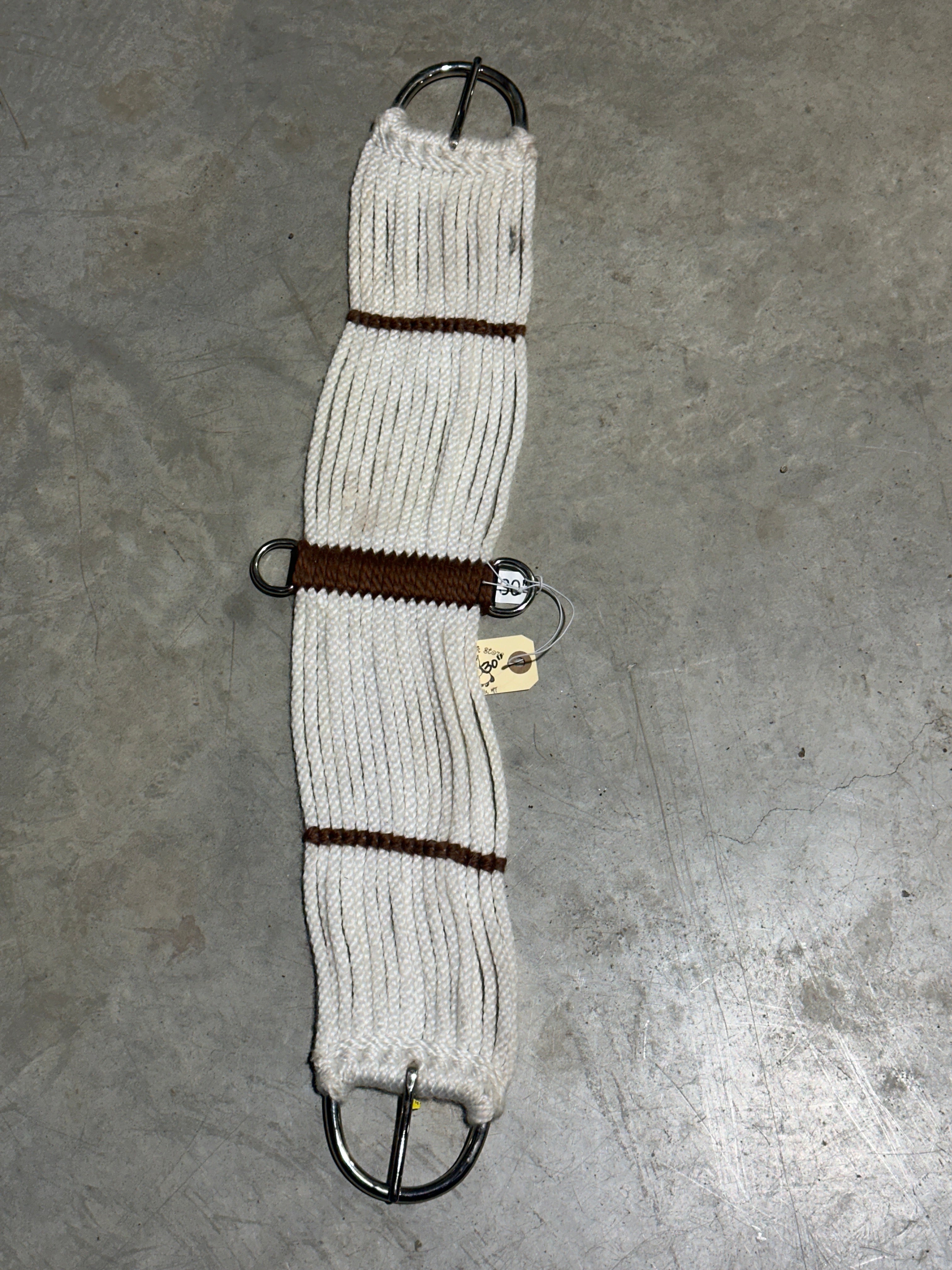 Cotton blend string cinch