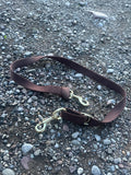Brown nylon tiedown strap ￼