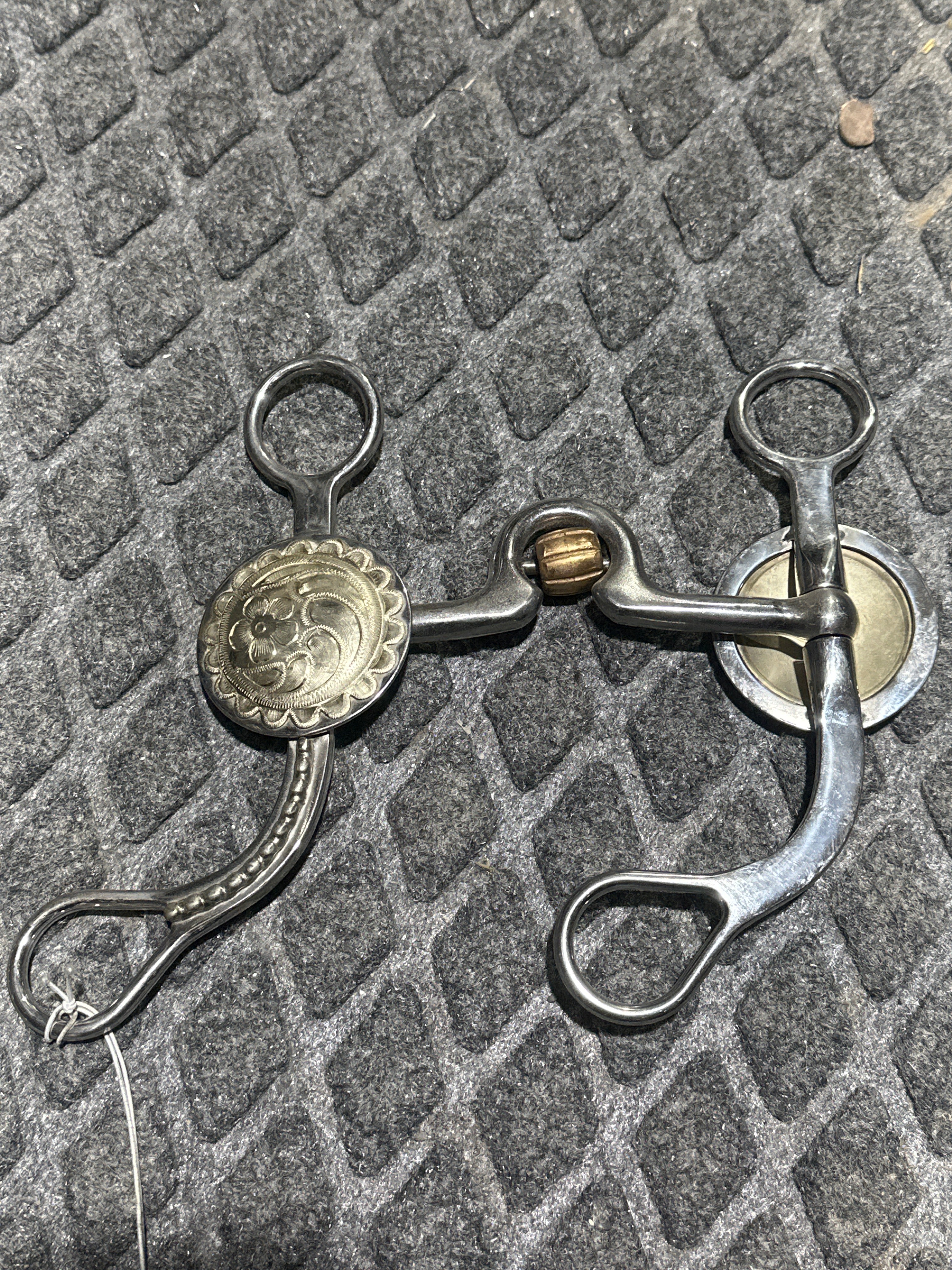 Port with cricket concho shank bit