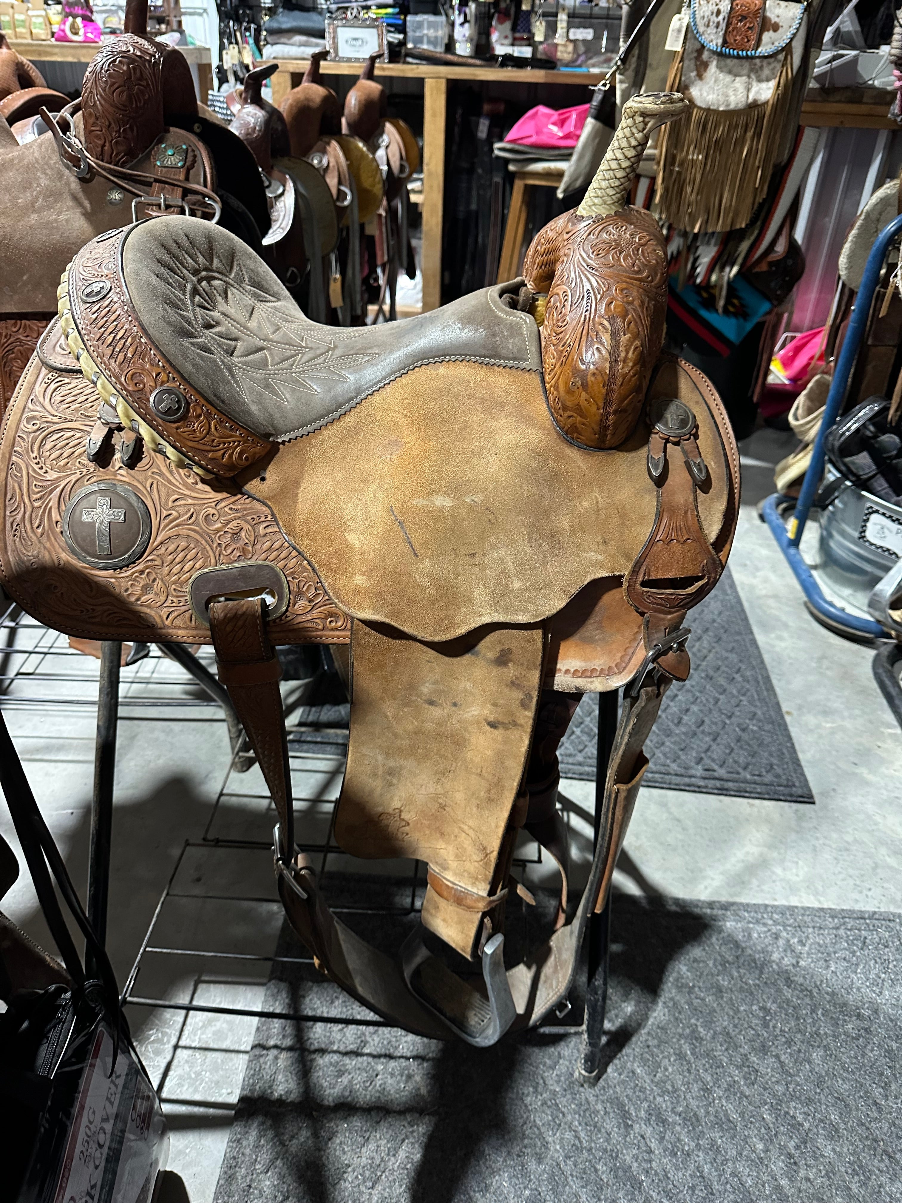 14” Martha Josey Ultimate Iron barrel saddle