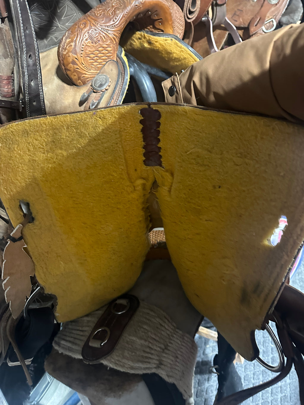 10” Teskey kids barrel saddle