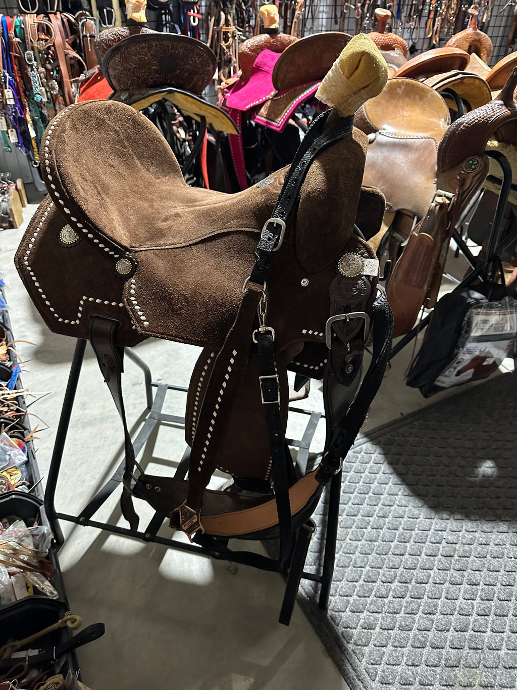 15” Silva hybrid light weight barrel saddle