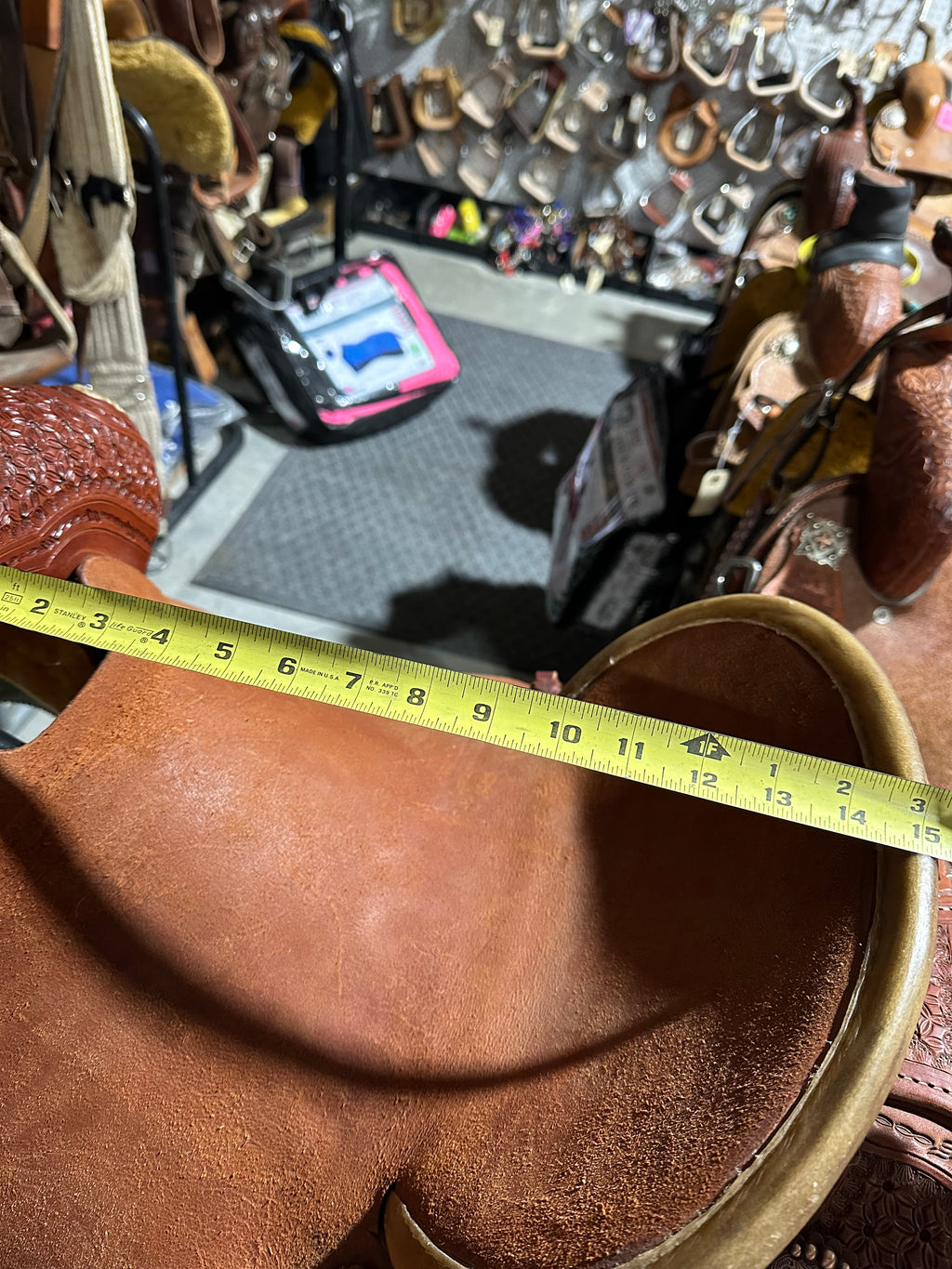 14.75” Handmade Circle L All-Around saddle