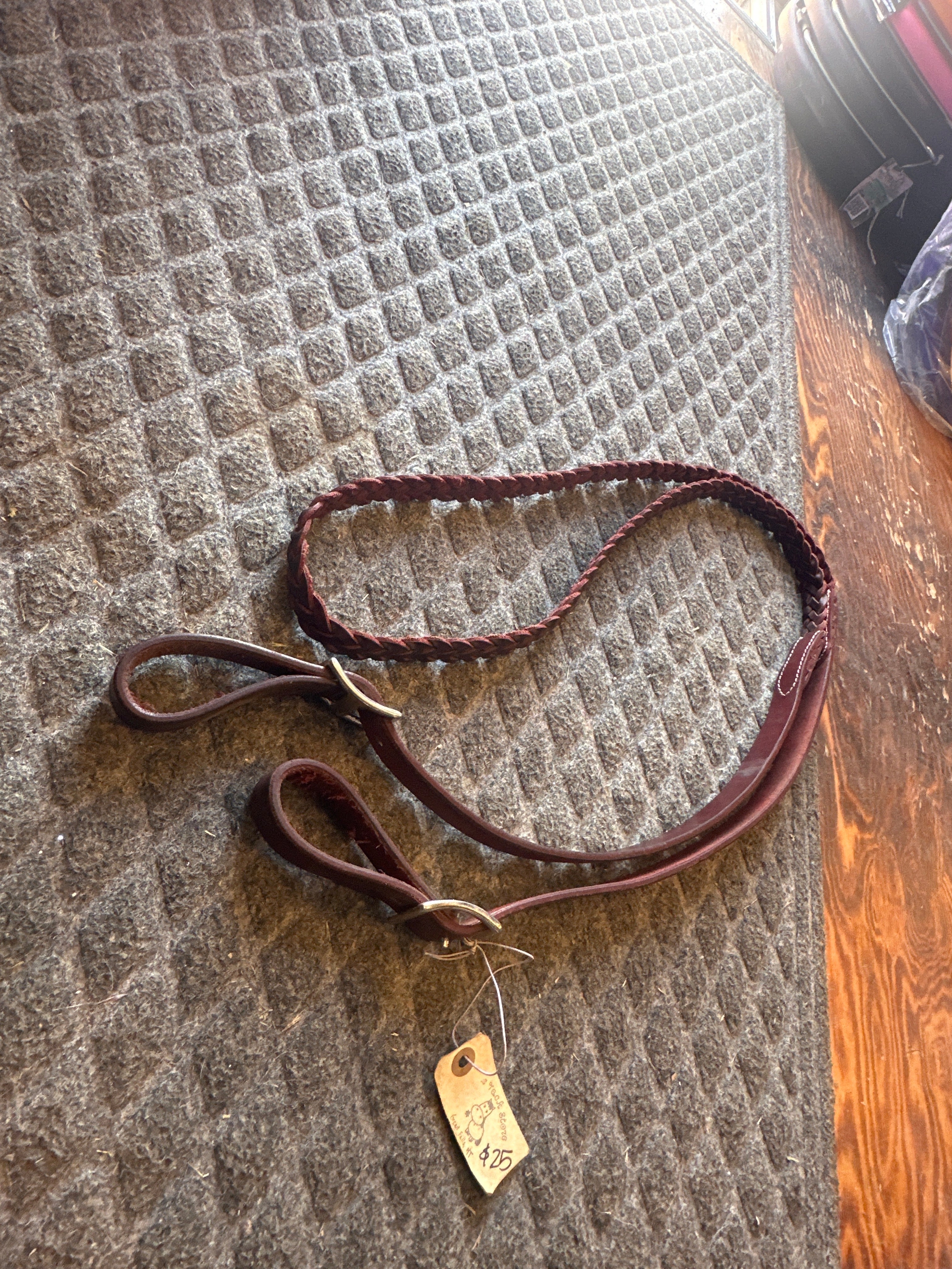 4 strand braided rope rein