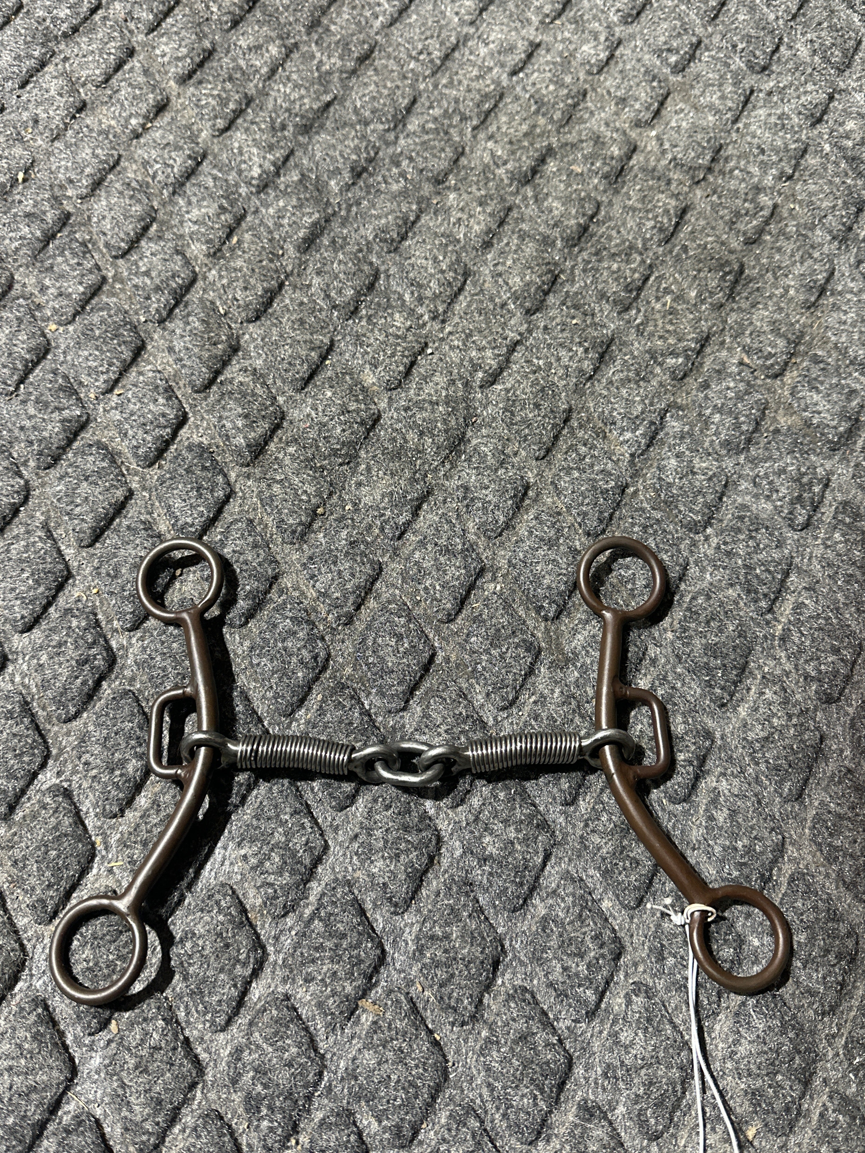Lifesaver bit with brown steel shank