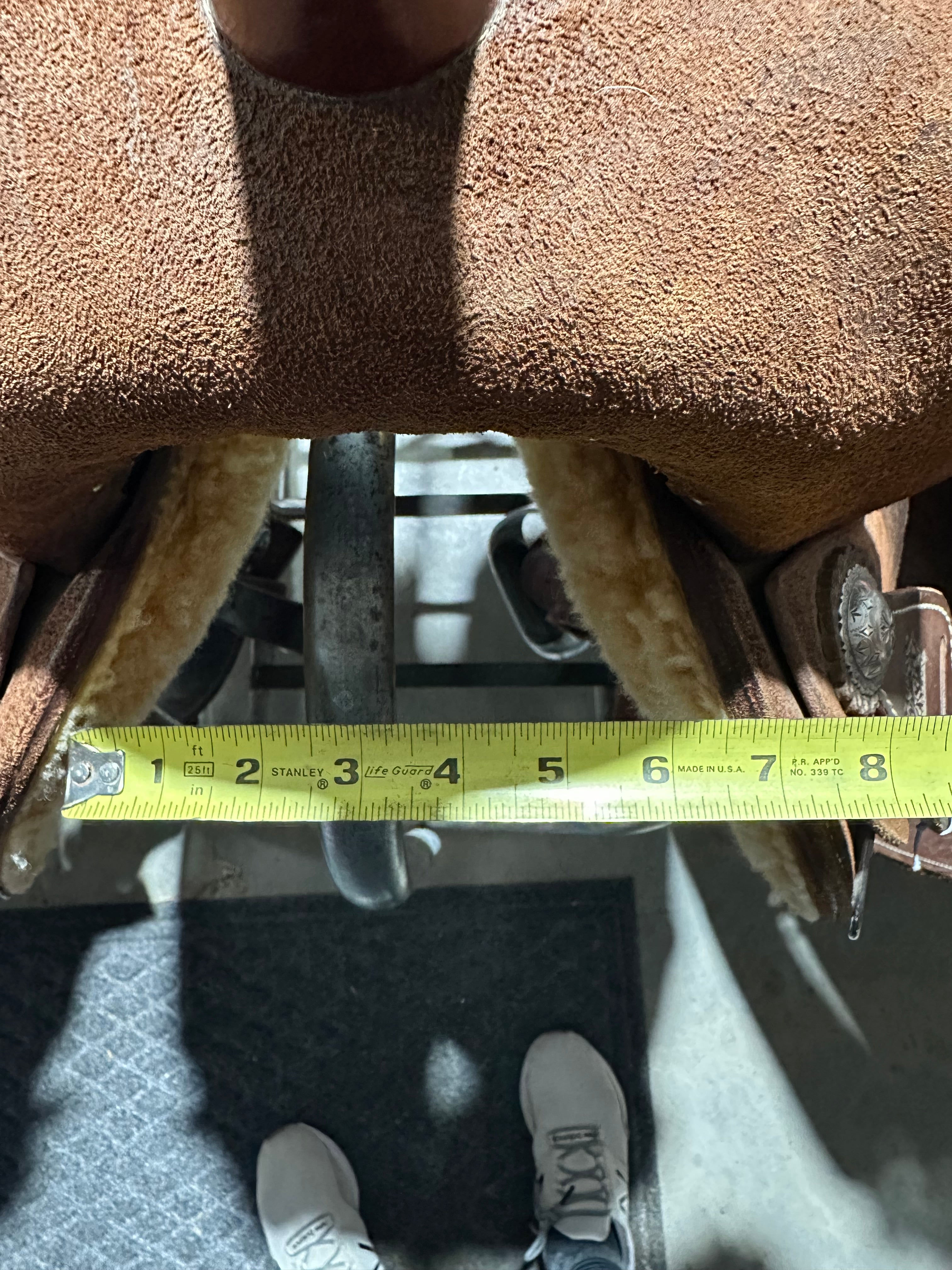 13.5” Burns barrel saddle #10 tree MD