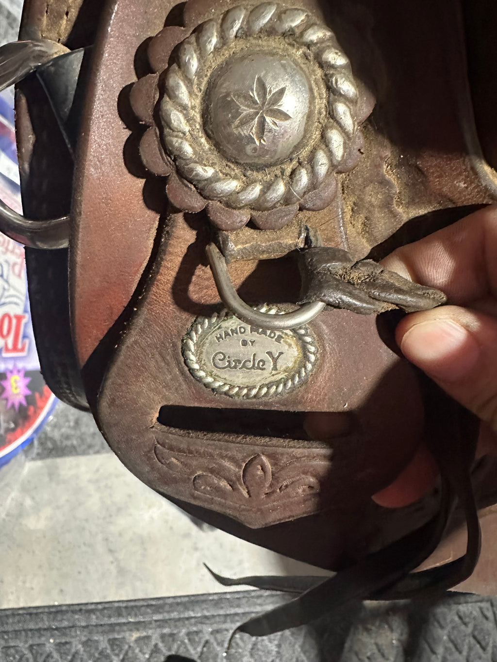 15.5” Circle Y ranch roper
