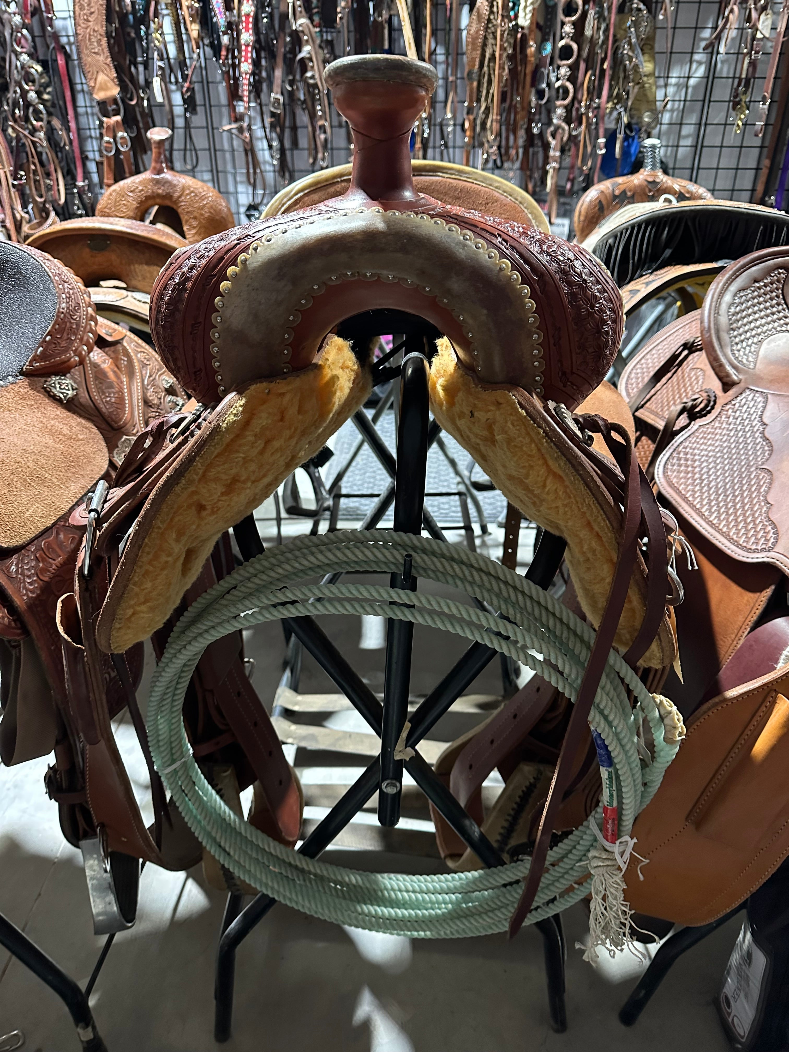 14.75” Handmade Circle L All-Around saddle