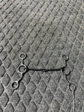 2 pc twisted wire sweet iron jr cow horse bit