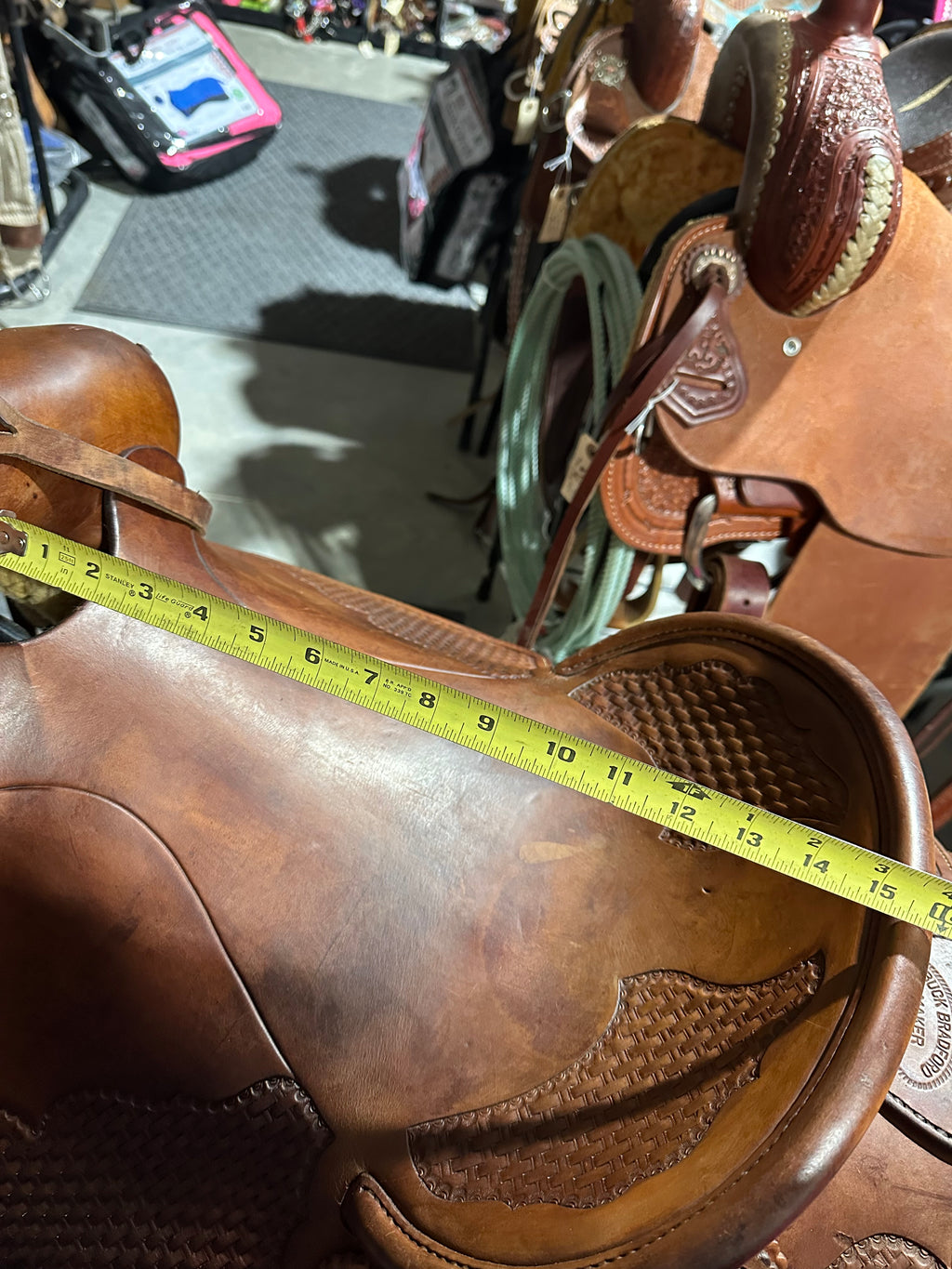 15.5” Shop Made Buck Bradford saddle
