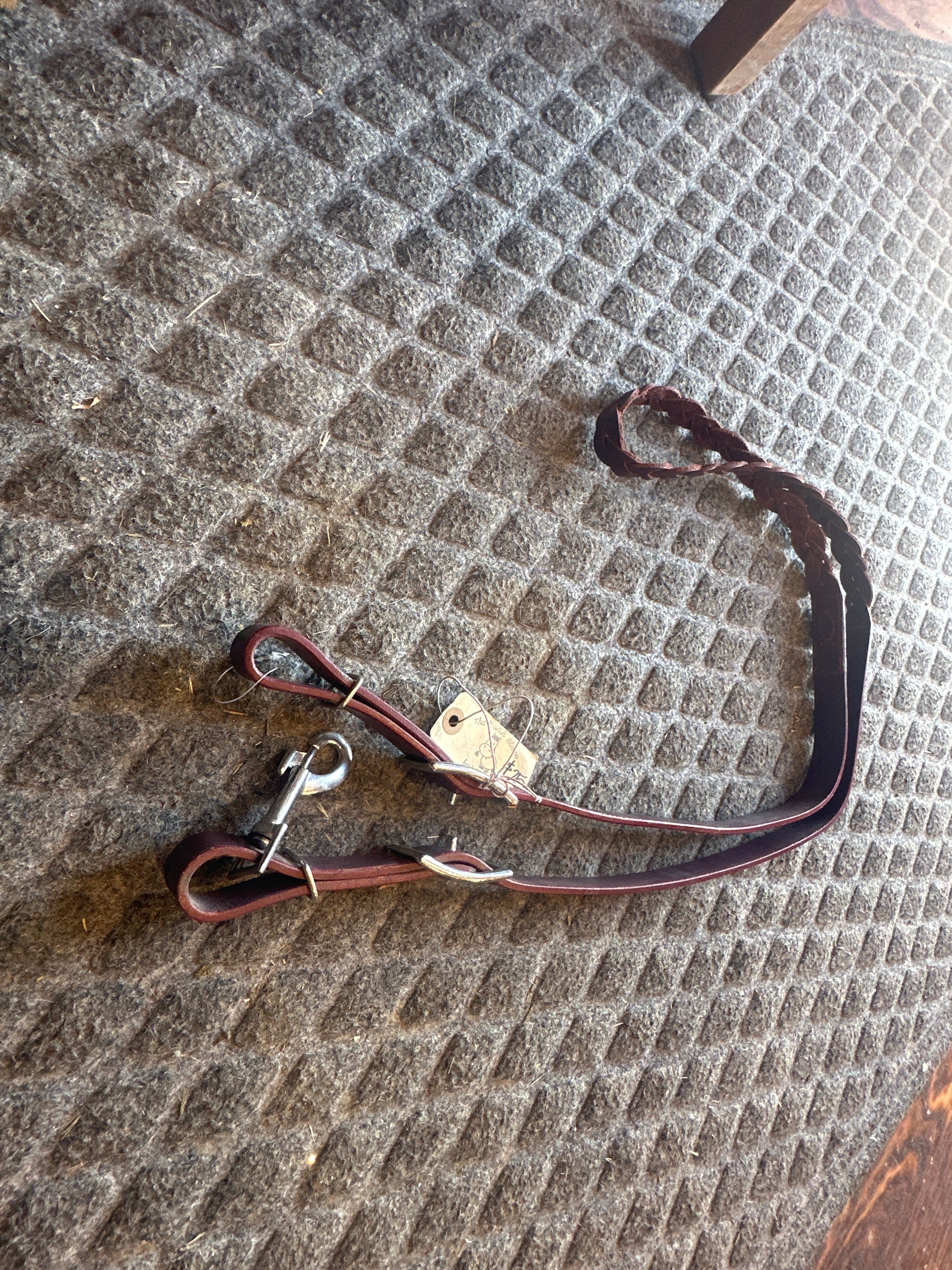 3 strand braided rope rein