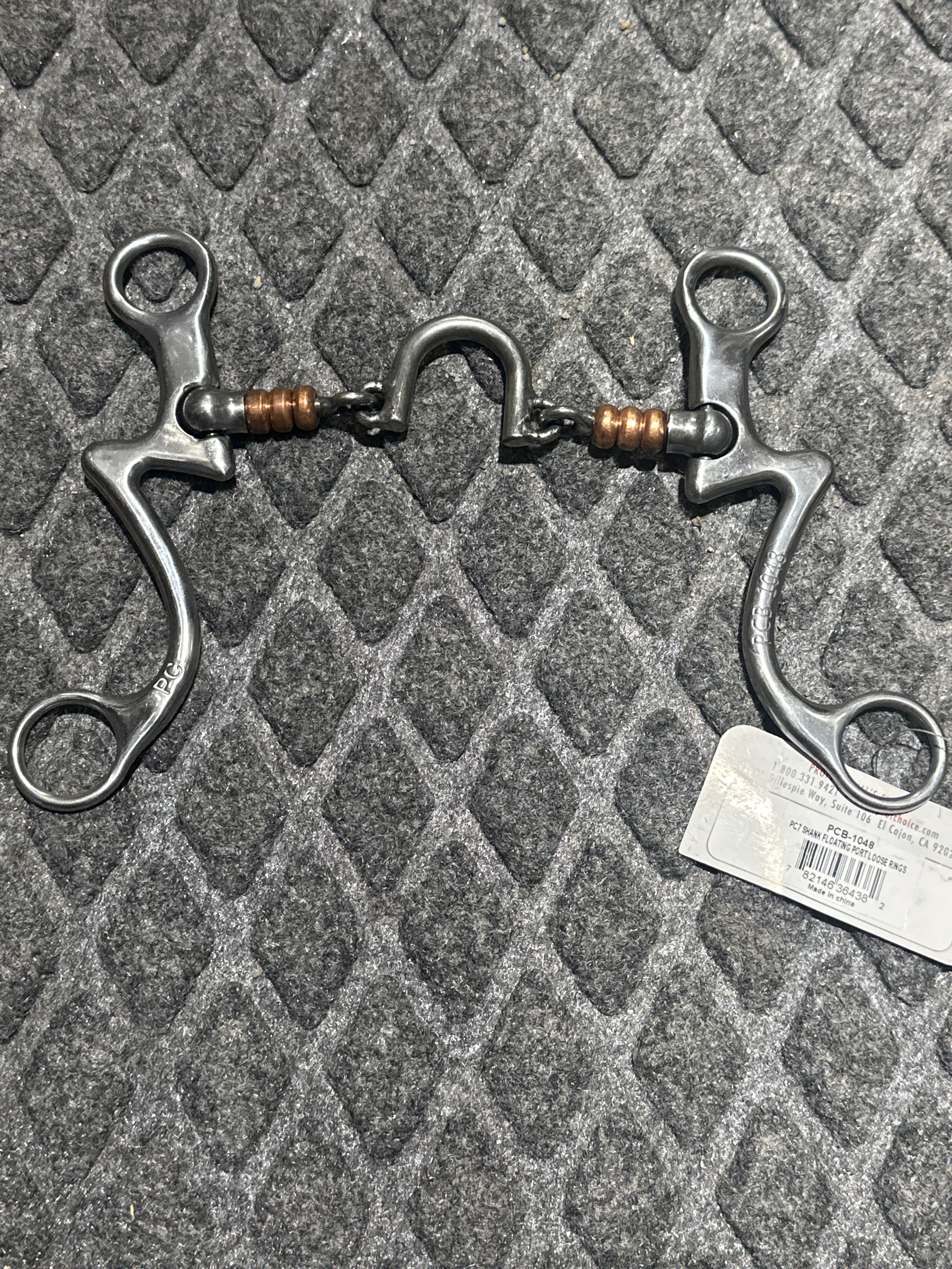 Professionals Choice 7 shank bit with floating port loosing rings and copper rollers