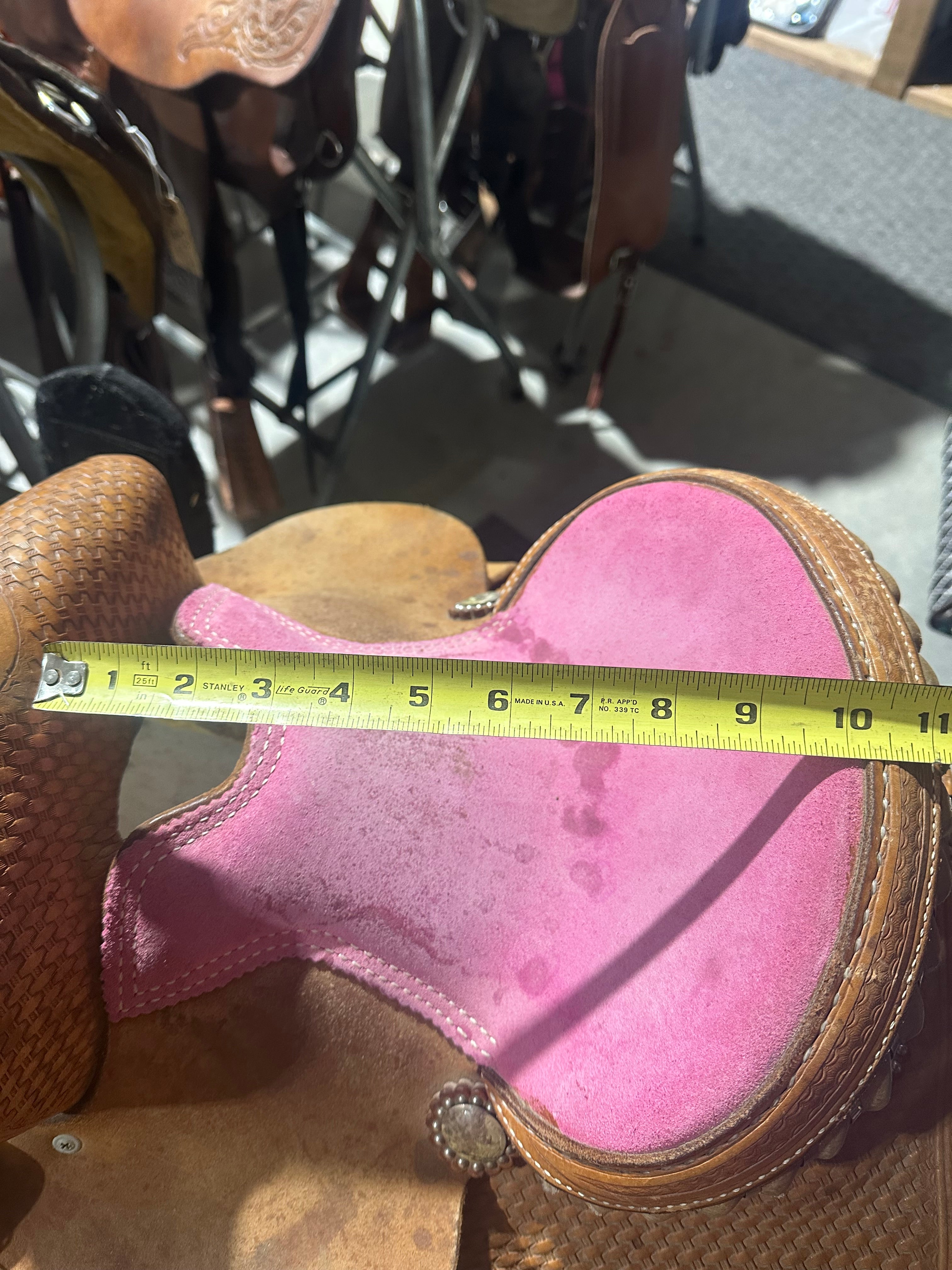 10” Teskey kids barrel saddle