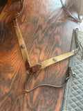Used breast collar with cowhide