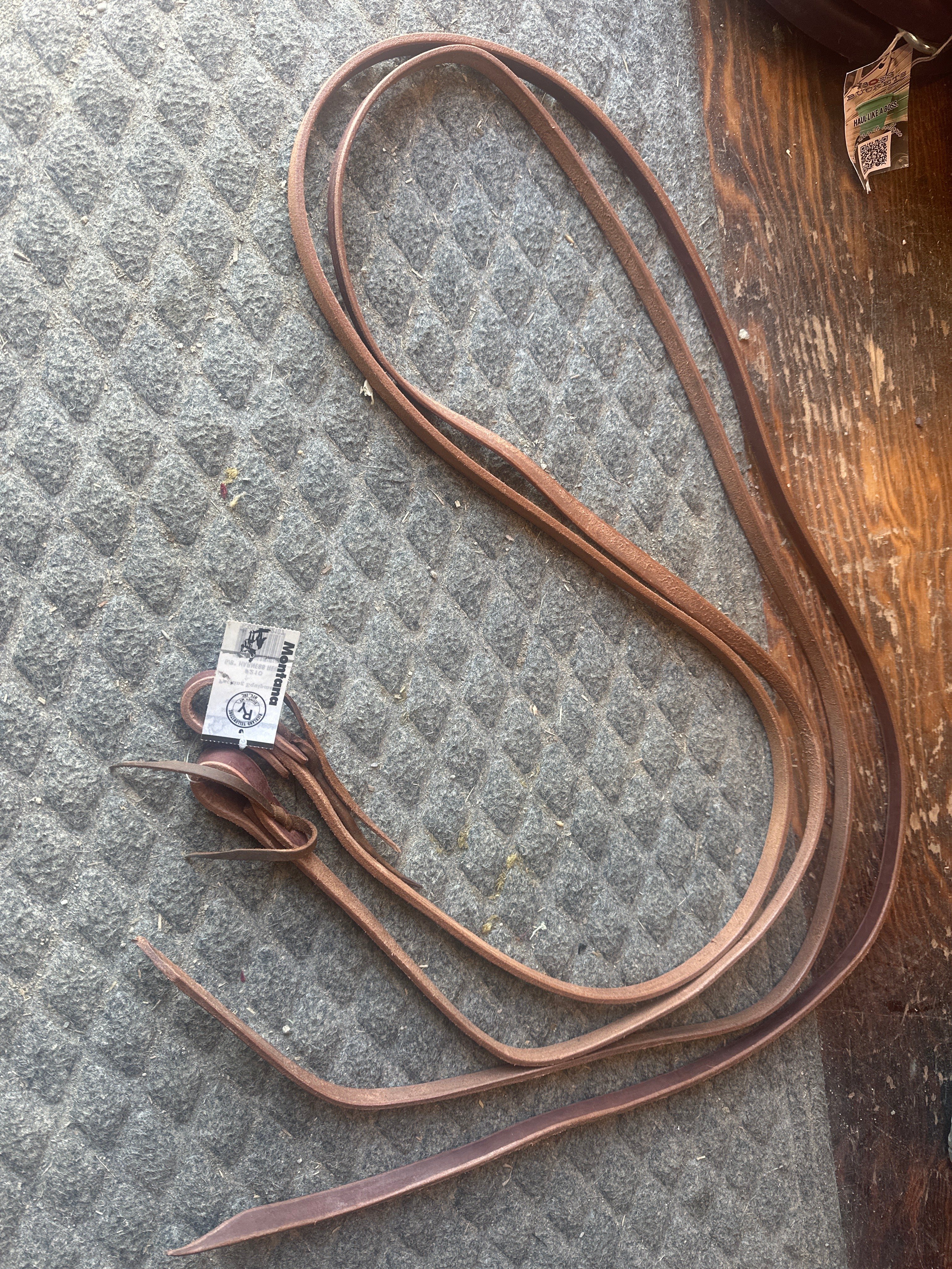 Richland Leather 5/8” harness split reins ￼