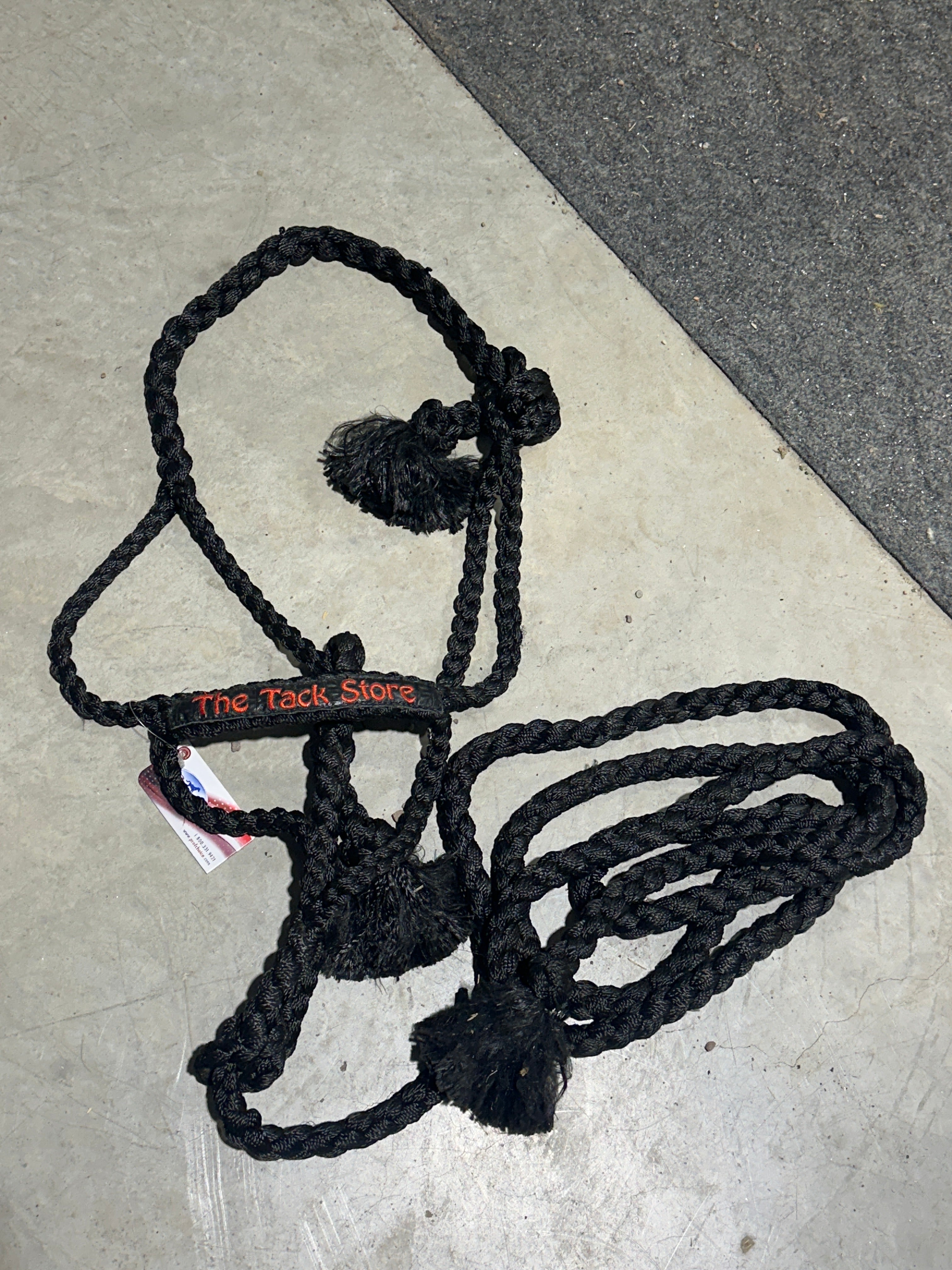 Professionals choice mule tape THE TACK STORE halter with lead rope