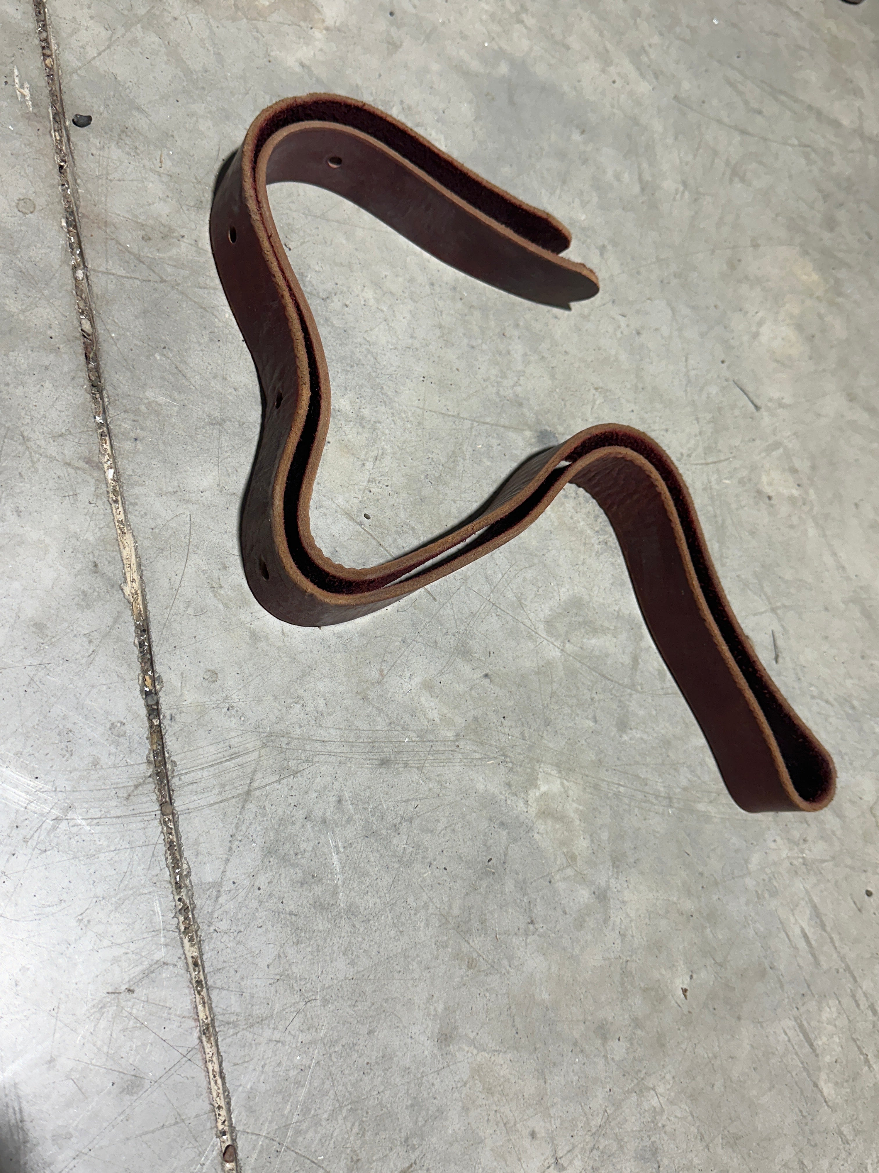 Burgundy long off billet