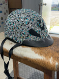 XL custom bedazzled troxel helmet