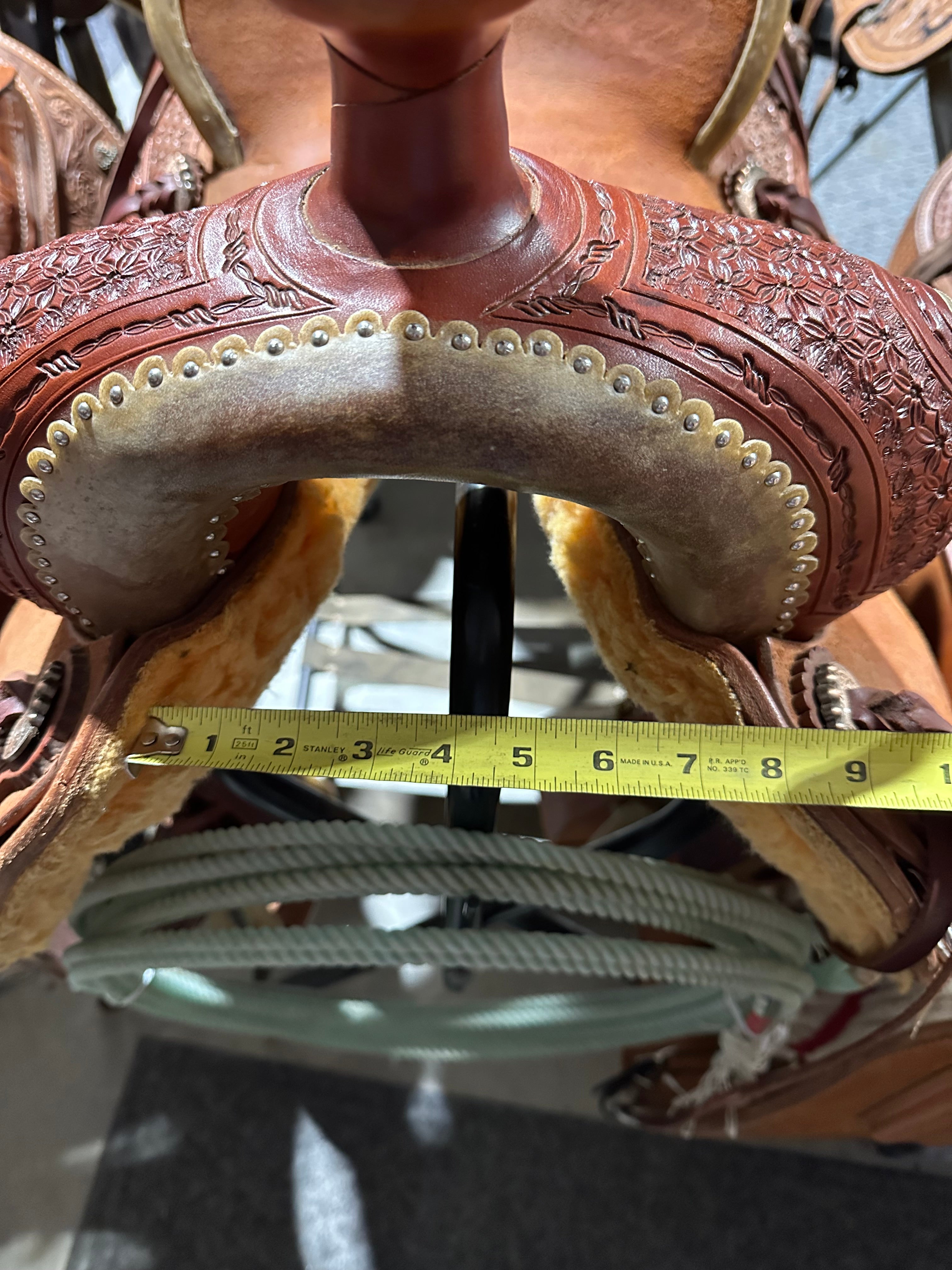 14.75” Handmade Circle L All-Around saddle