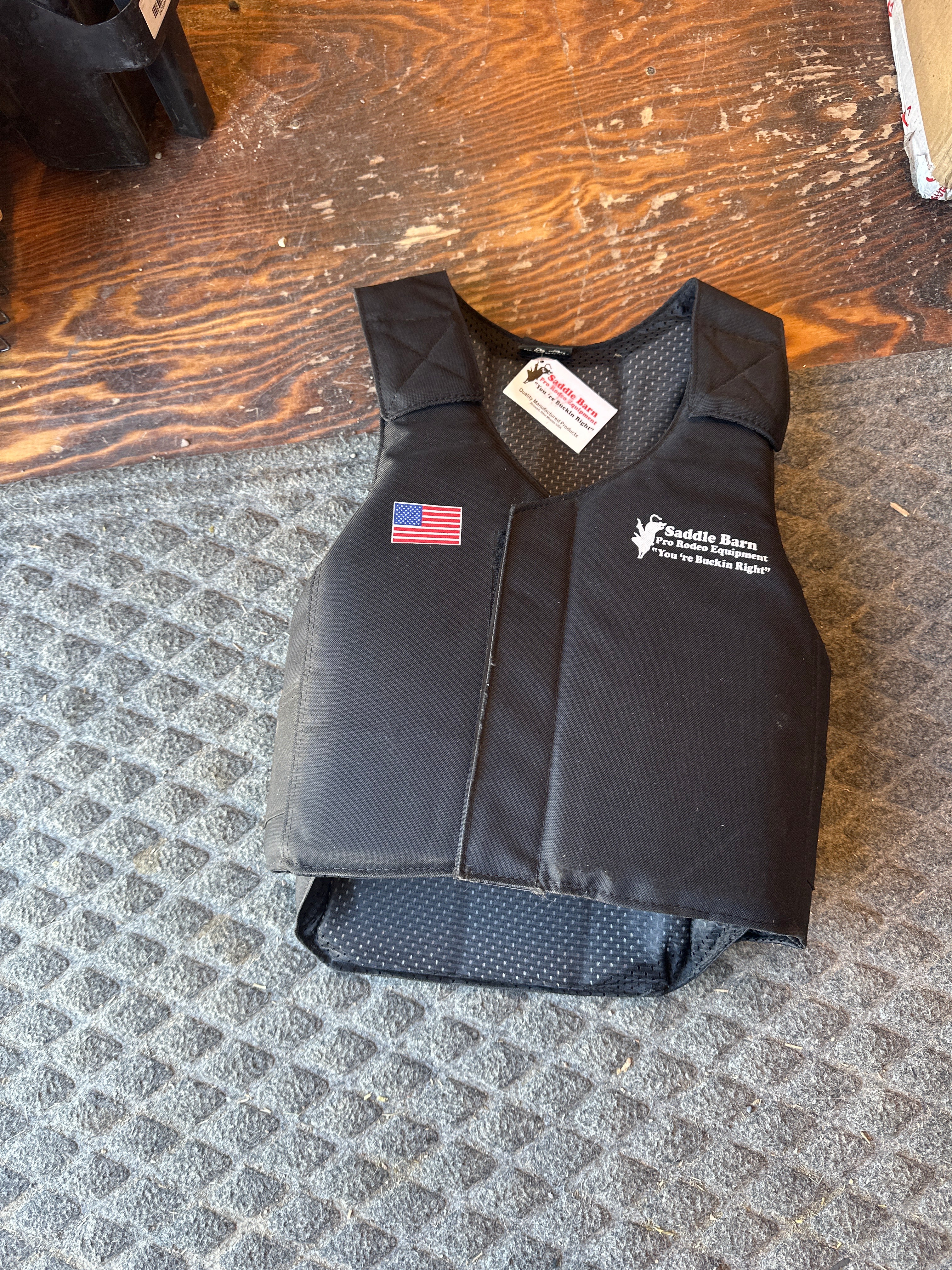 Saddle barn youth cadura vest