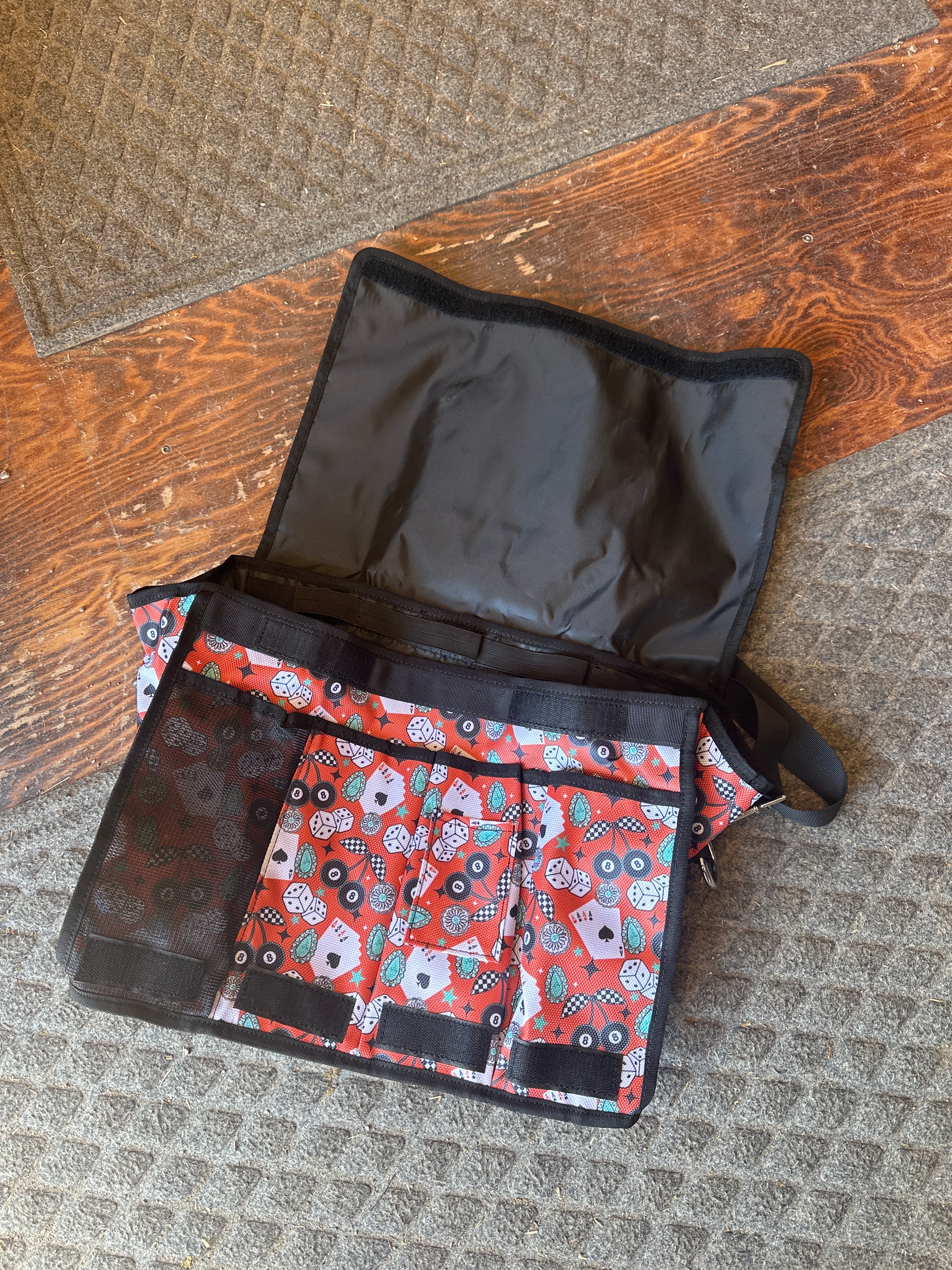 Pretty polos by Jessie roll the dice grooming bag ￼