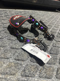 Professionals Choice 1” purple dot spurs