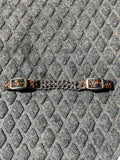 Cheetah nylon chain chin strap