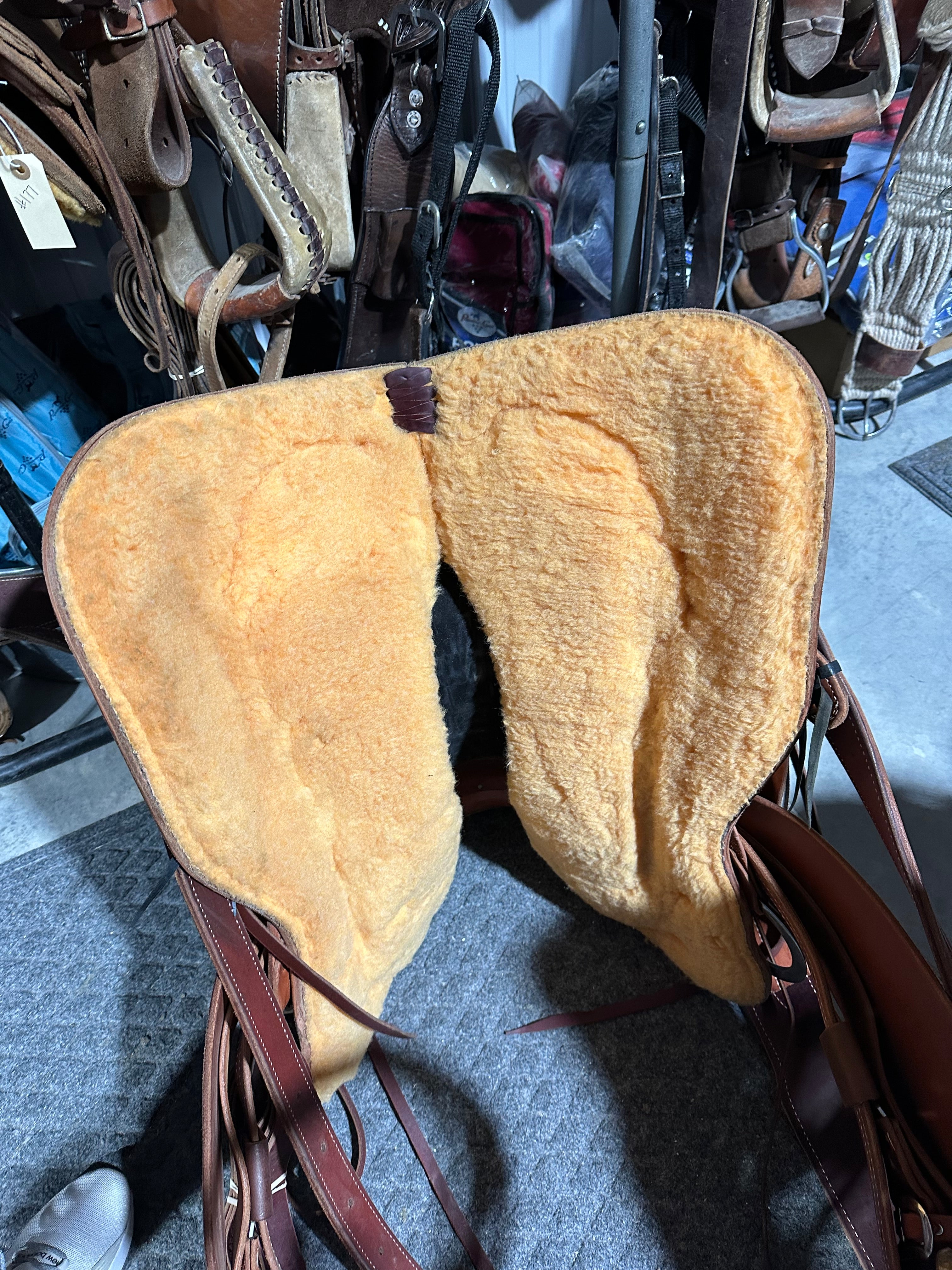 14.75” Handmade Circle L All-Around saddle