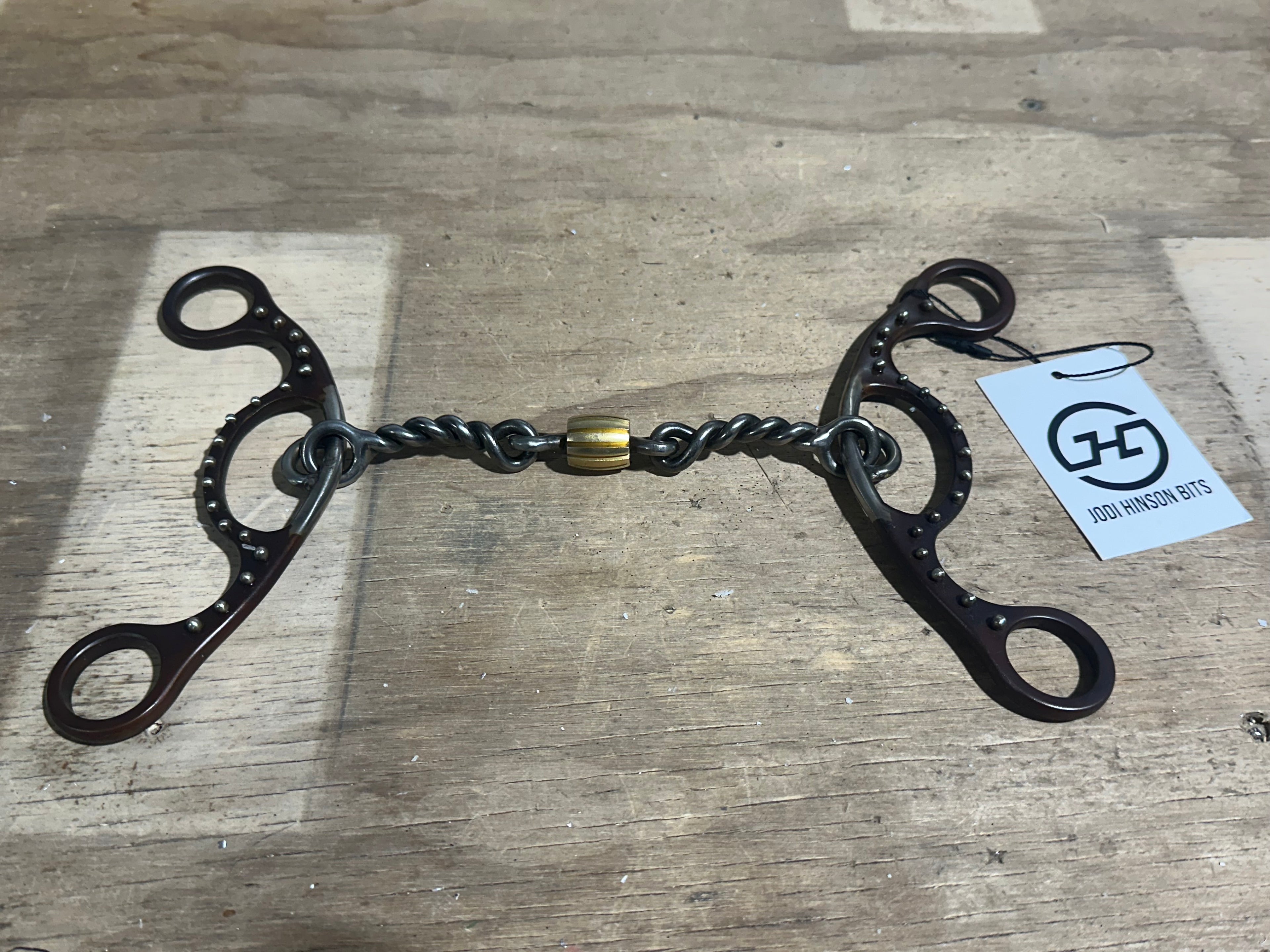 Jodi Hinson flat shank short shank locked gag twisted wire with cricket