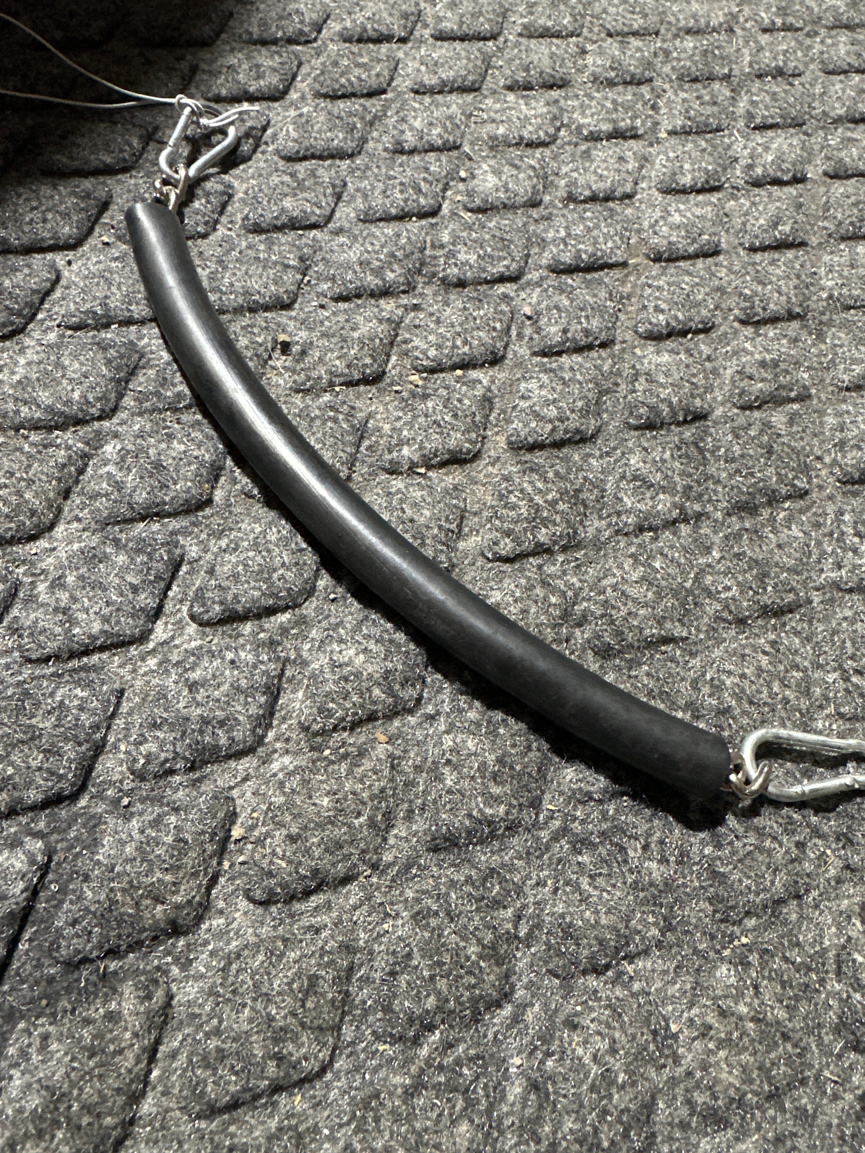 Rubber covered chain nose piece replacement