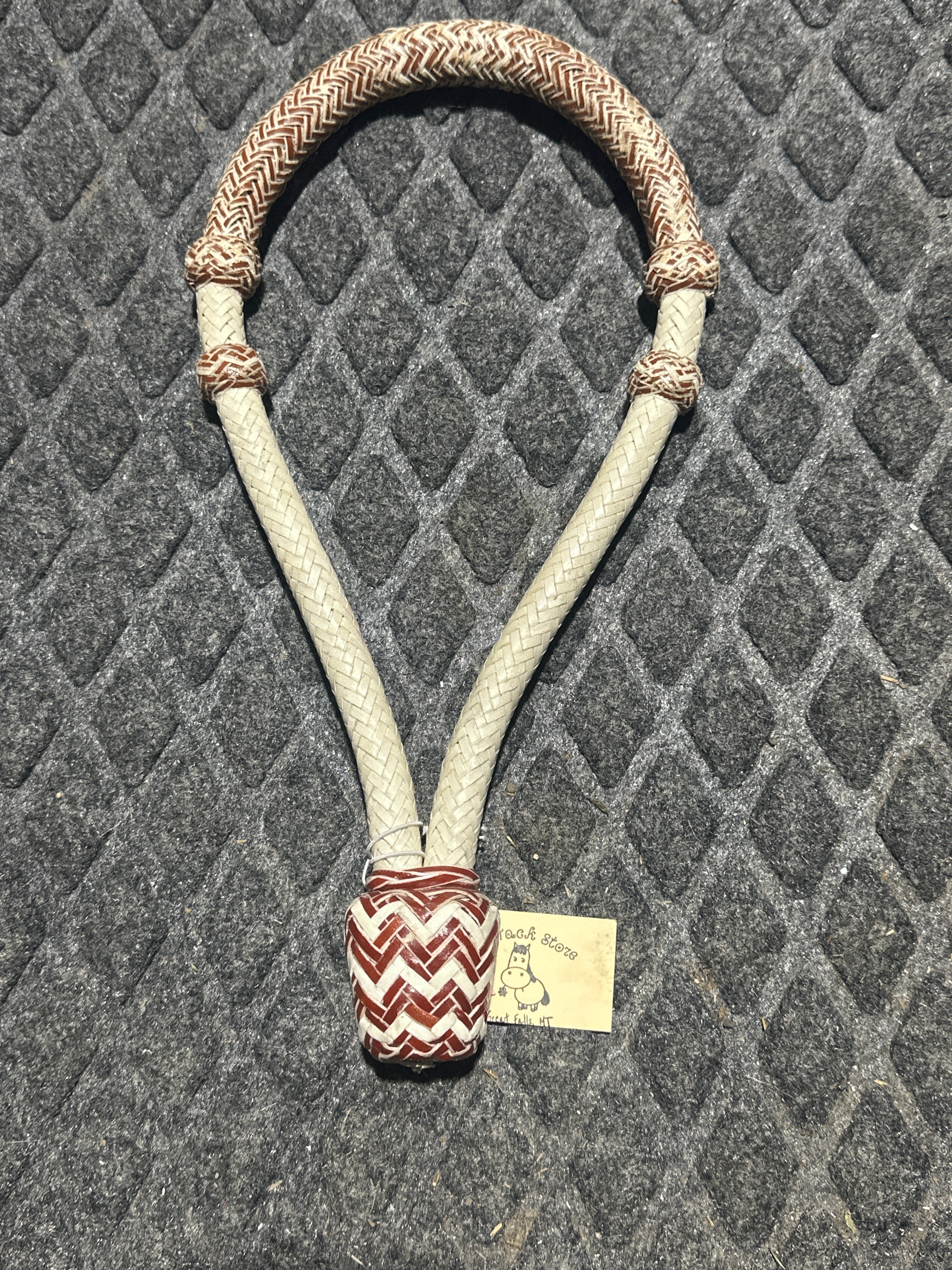 Bosal with red accents