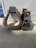Dark teak wood 3” stirrups