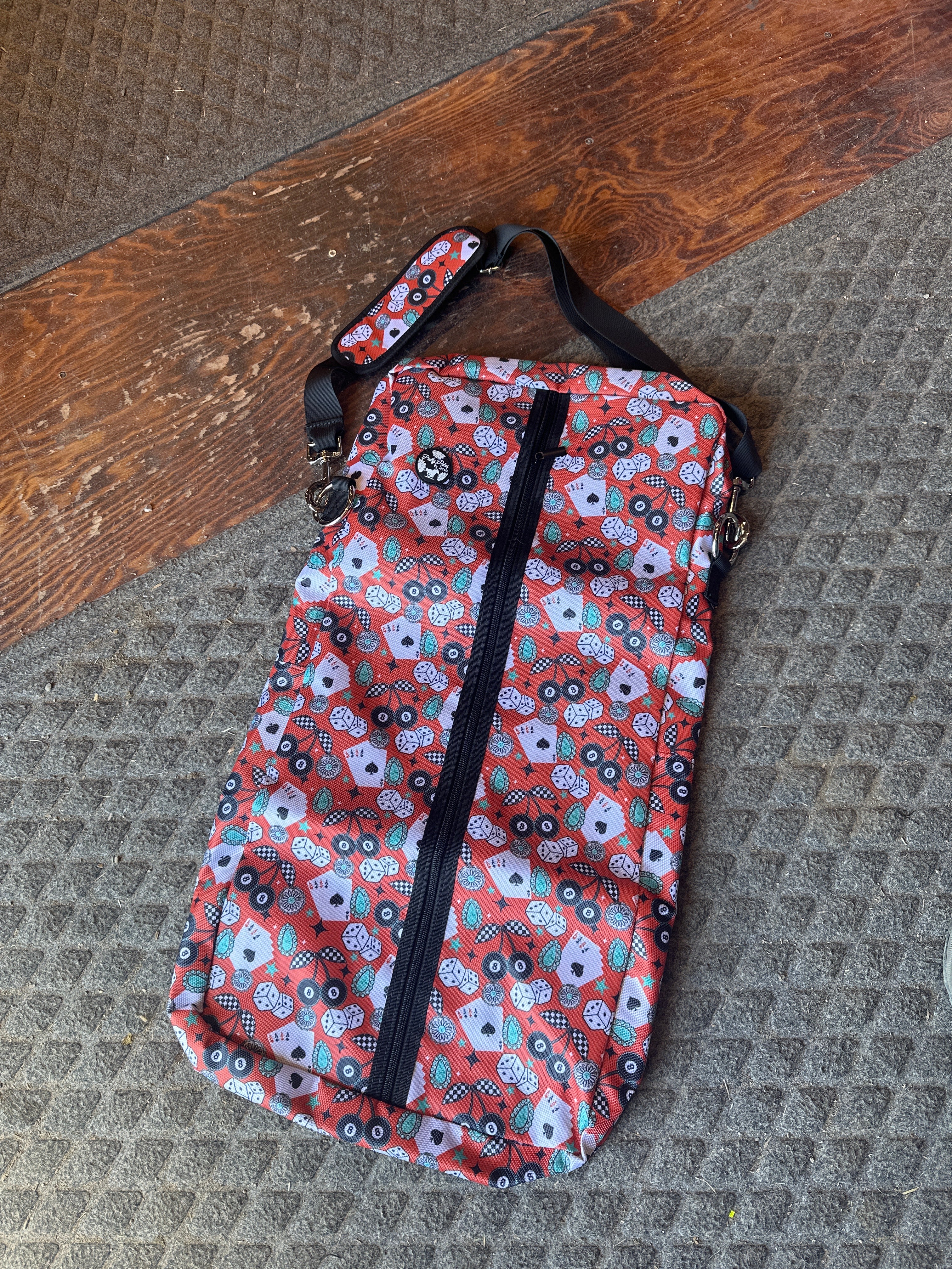 Pretty polos by Jessie roll the dice bridle bag
