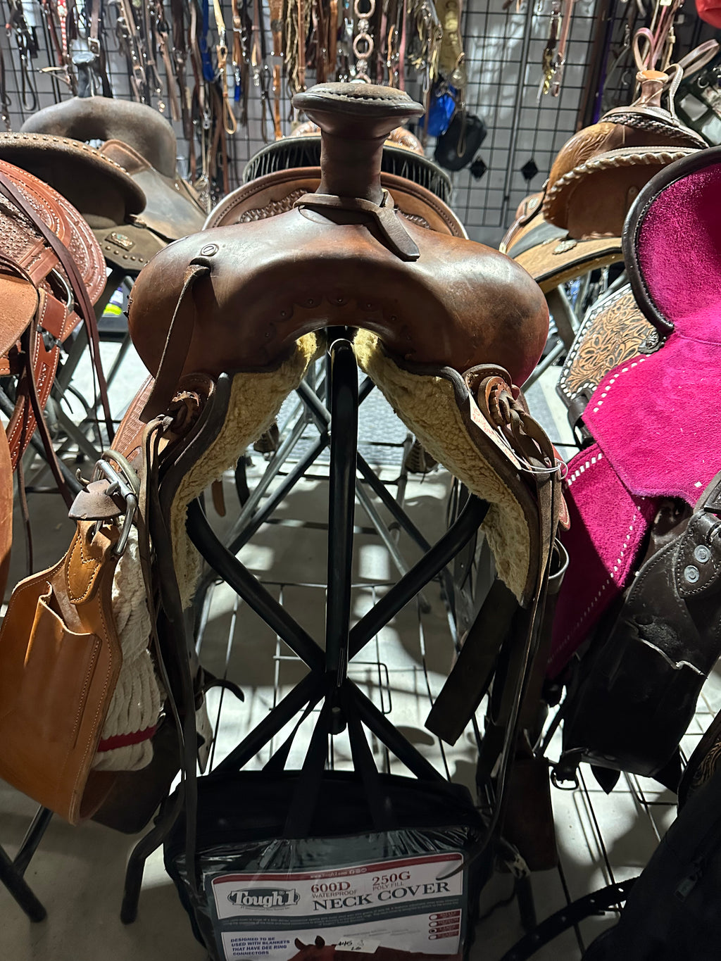 15.5” Shop Made Buck Bradford saddle