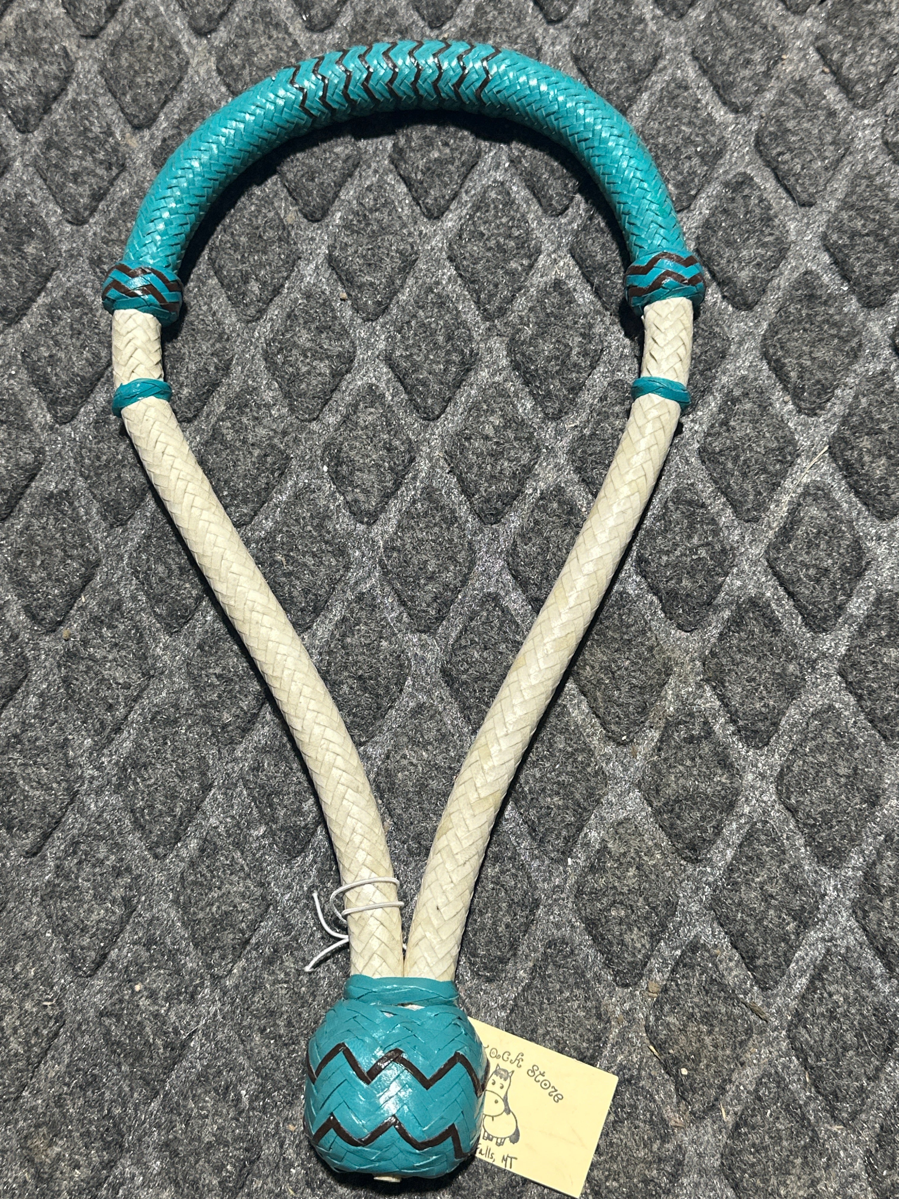 White Bosal with turquoise