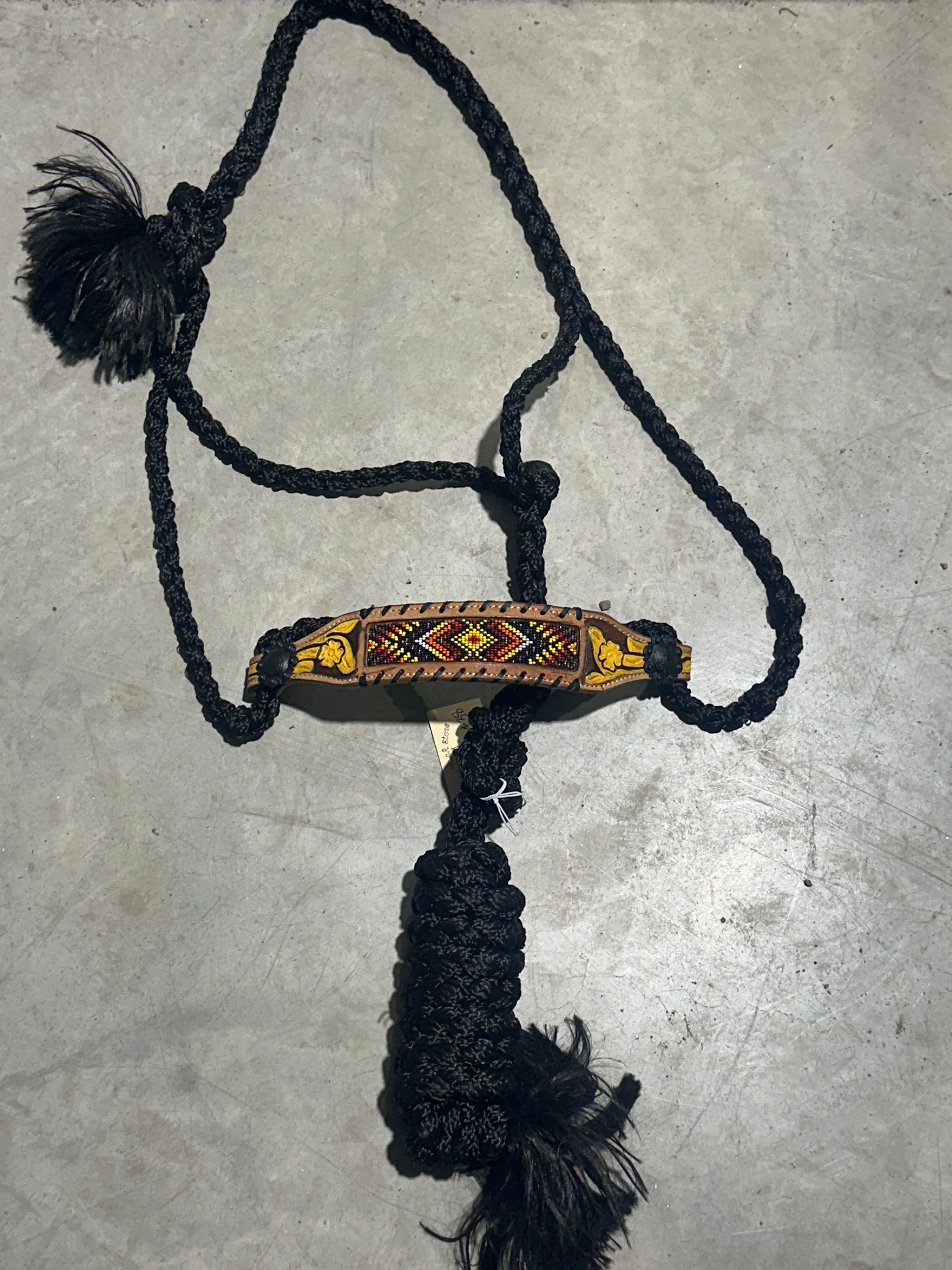 Designer mule tape halter