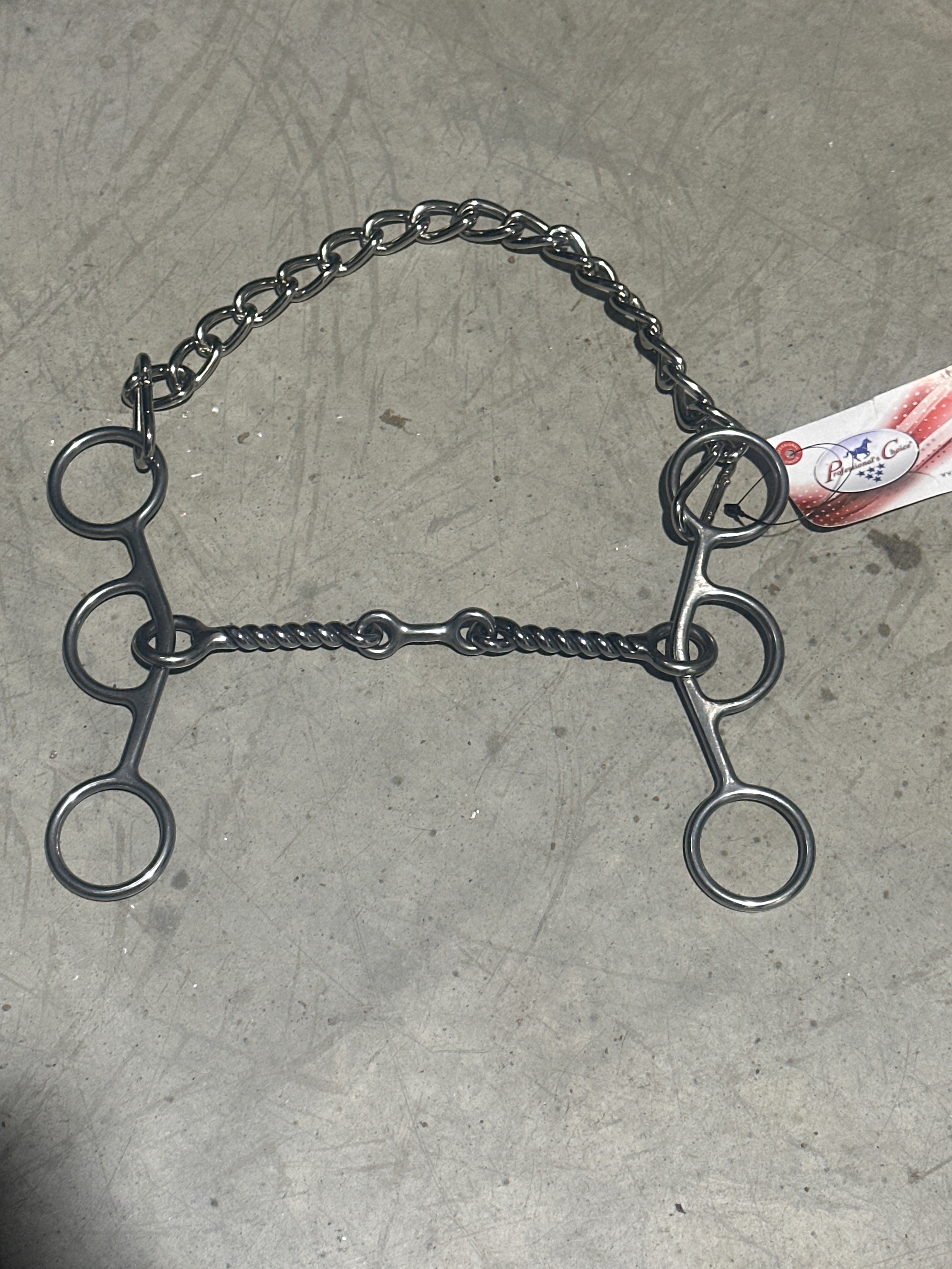 Professionals choice futurity 3 pc twisted wire dog bog short shank