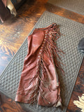 Dakota leather territory leggings