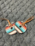 Serape leather bit guards