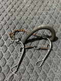Sharon Camarillo copper wrapped snaffle with lifesaver combination bit USED