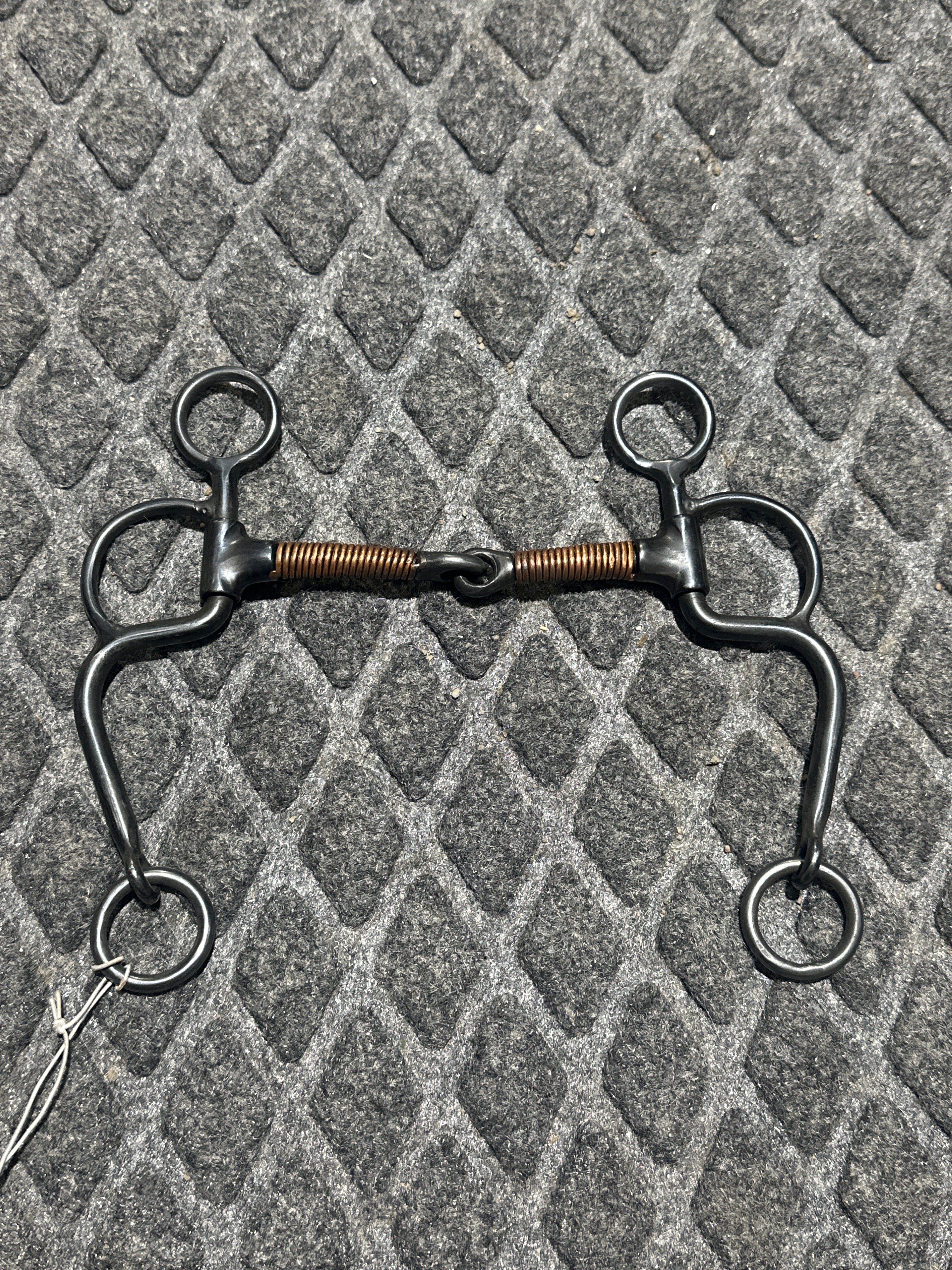 Copper wrapped 2 pc curved shank bit