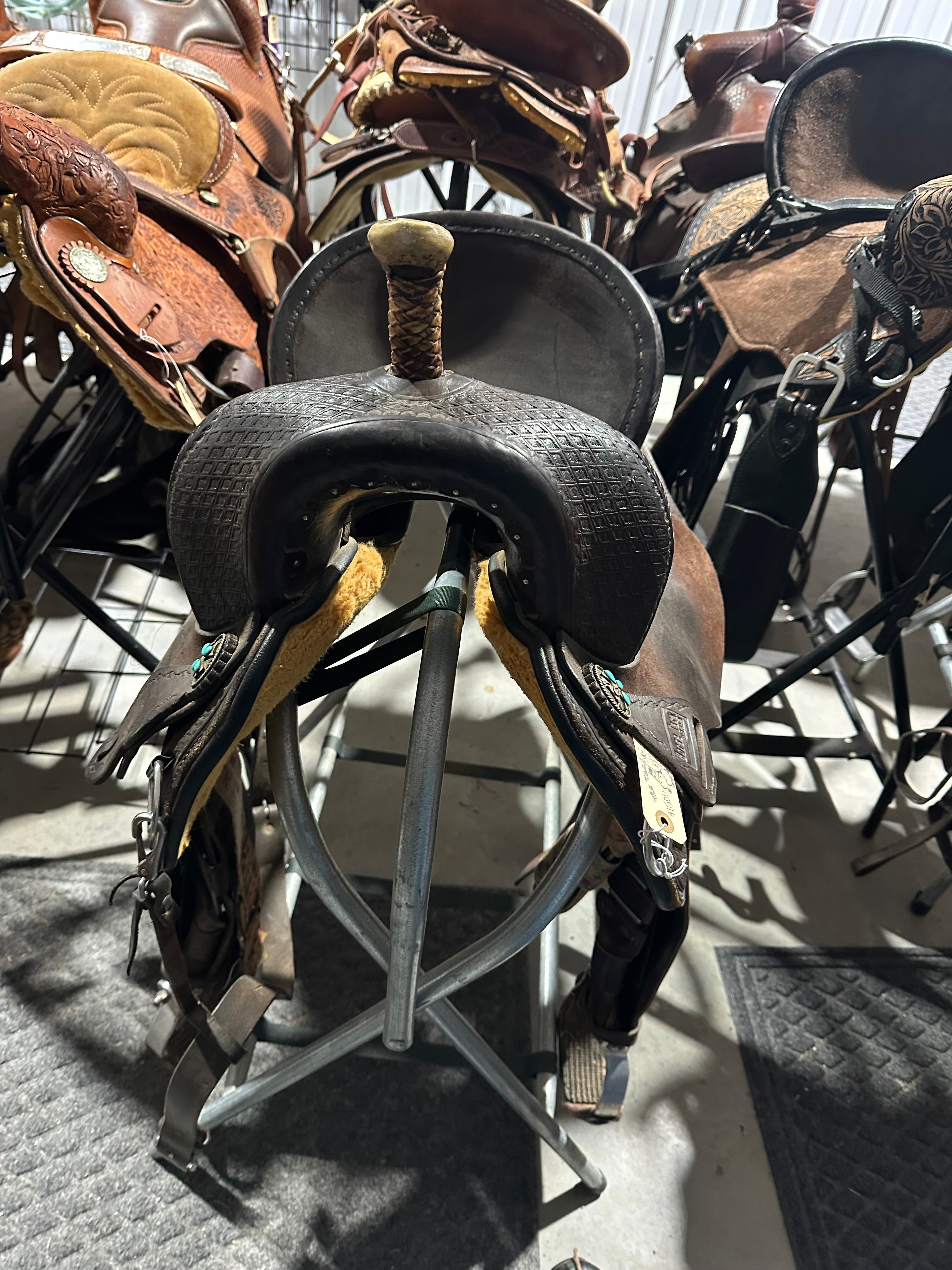 14” Horse Tack World barrel saddle