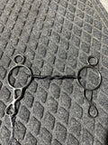 Snaffle with chain in middle wonder bit