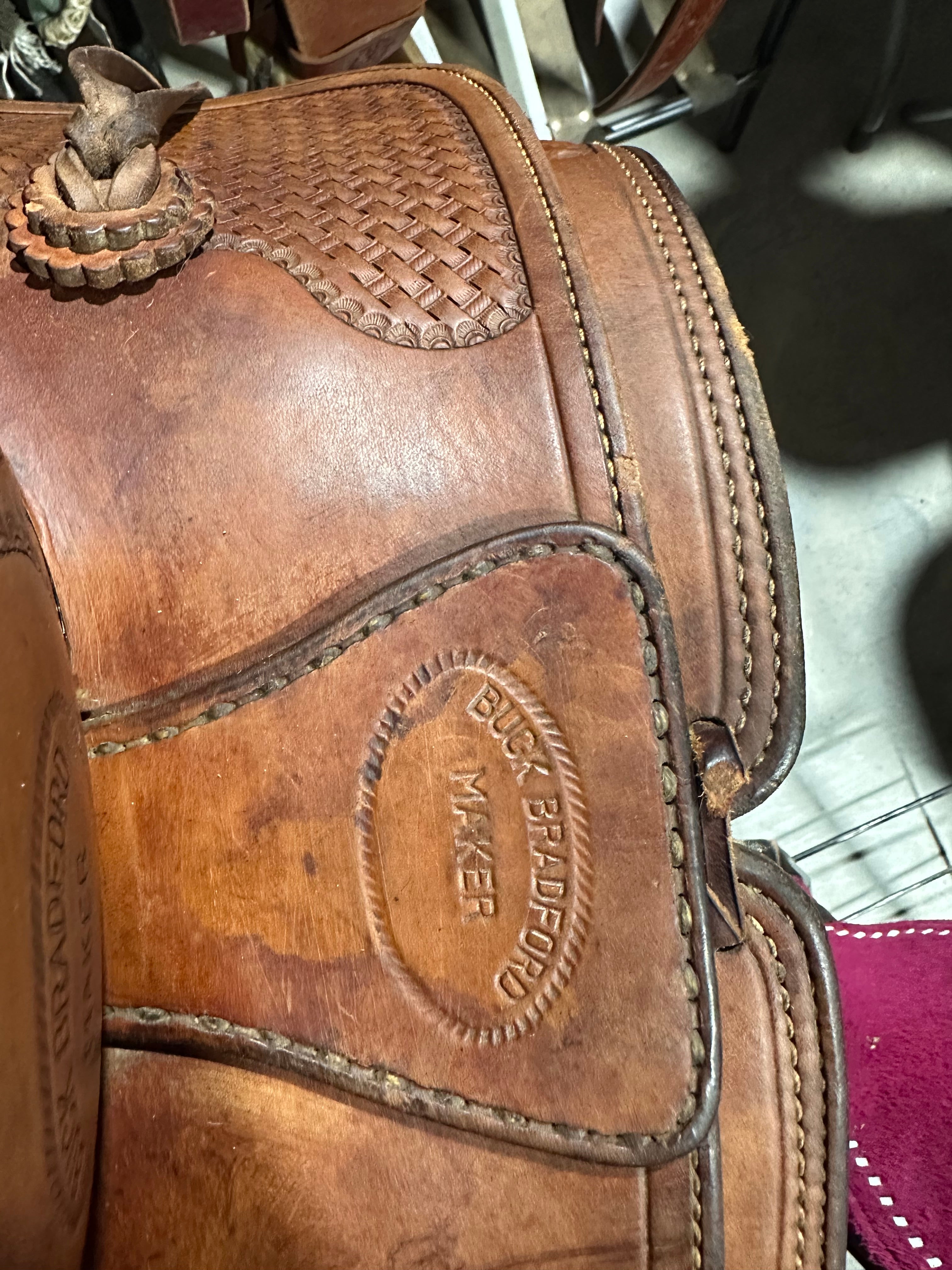 15.5” Shop Made Buck Bradford saddle