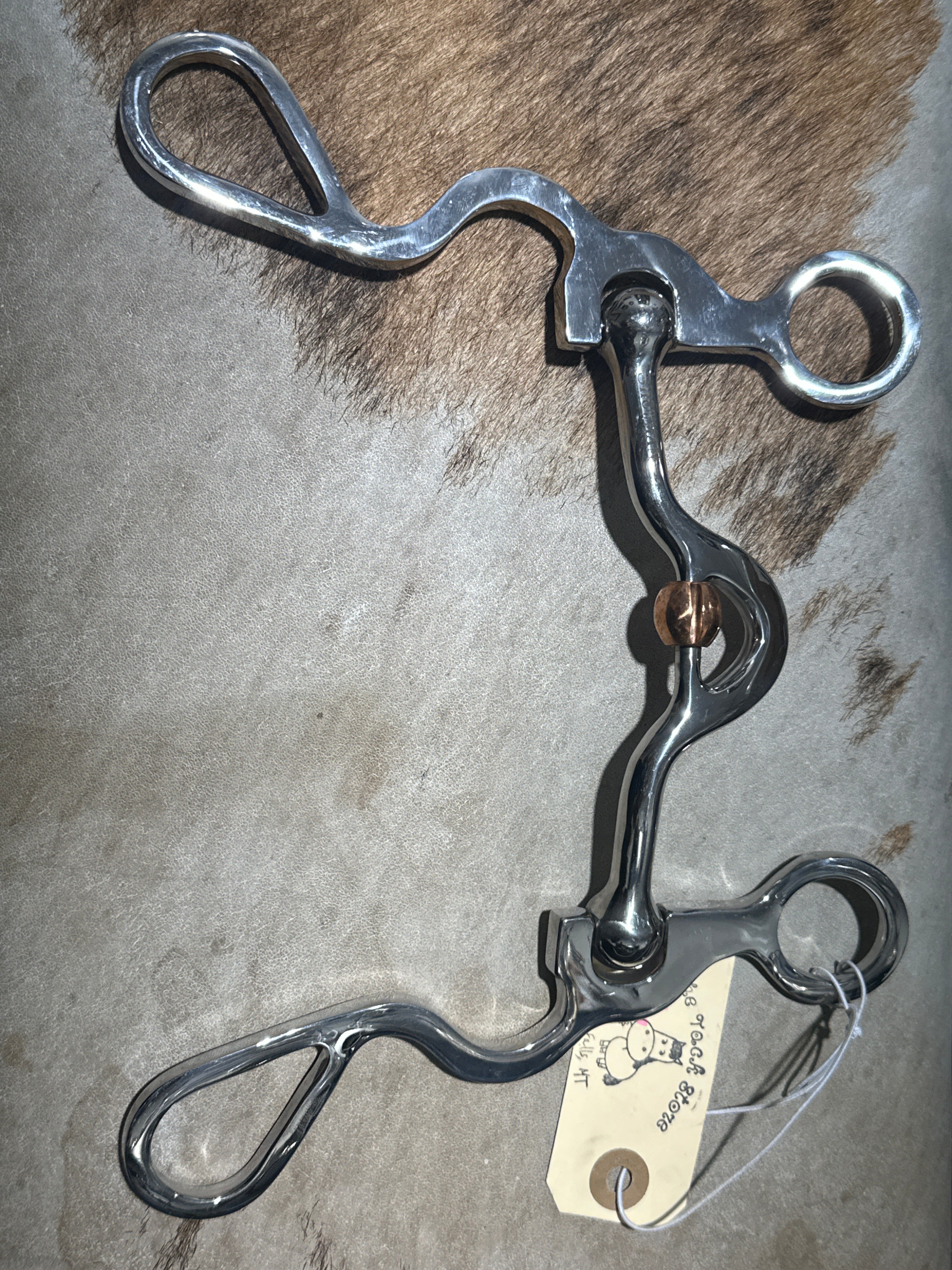 Curved shank port with roller