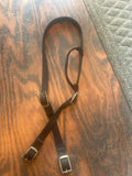 Black nylon one ear headstall